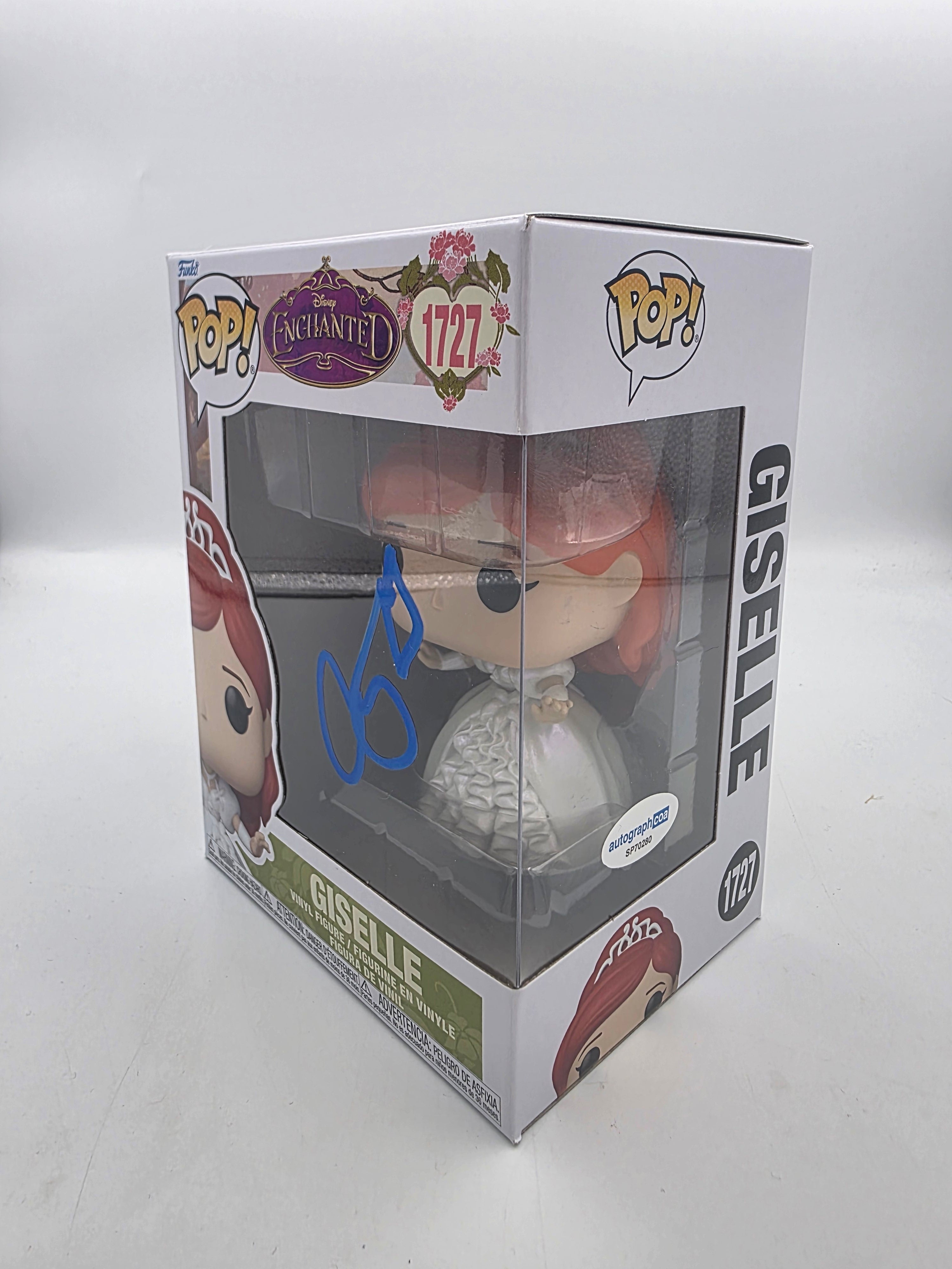 Enchanted: Giselle - #1727- Funko POP! - Signed By Amy Adams - Autographcoa Certificated