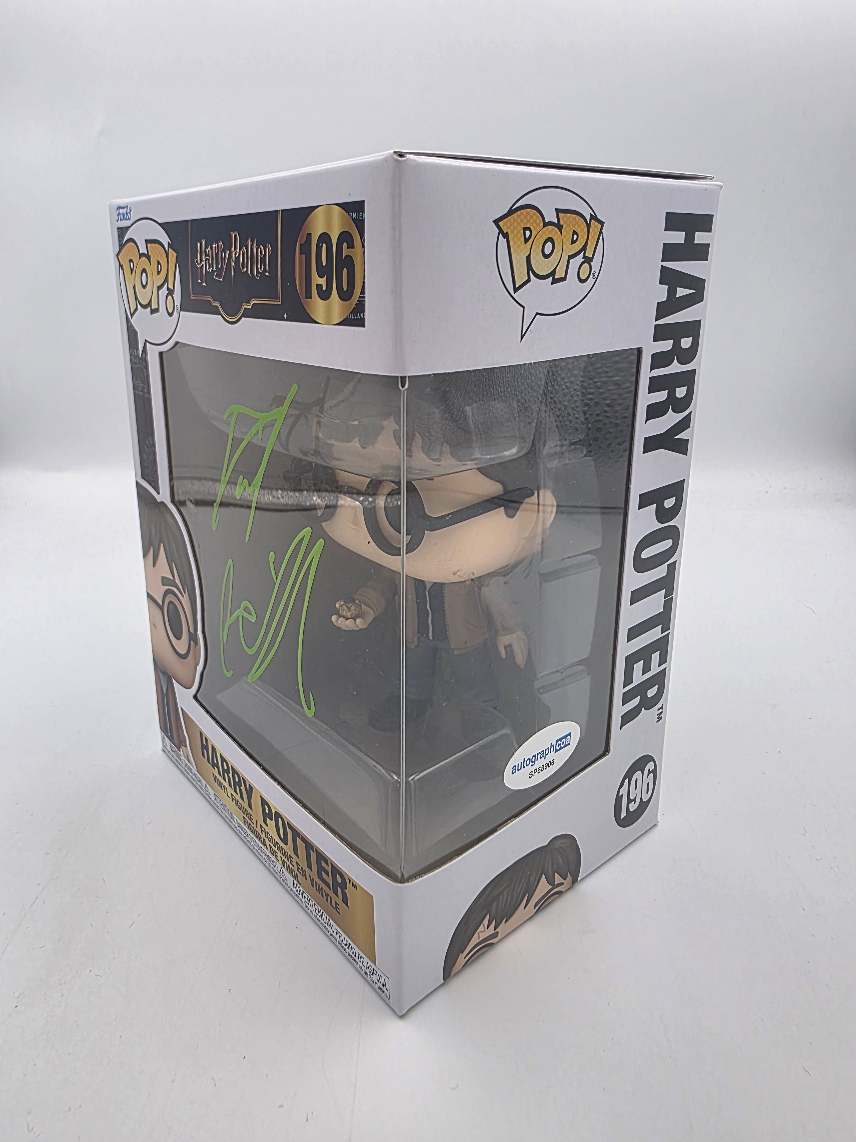 Harry Potter - #196 - Harry Potter - Signed By Daniel Radcliffe - Autographcoa Certified Funko Pop!
