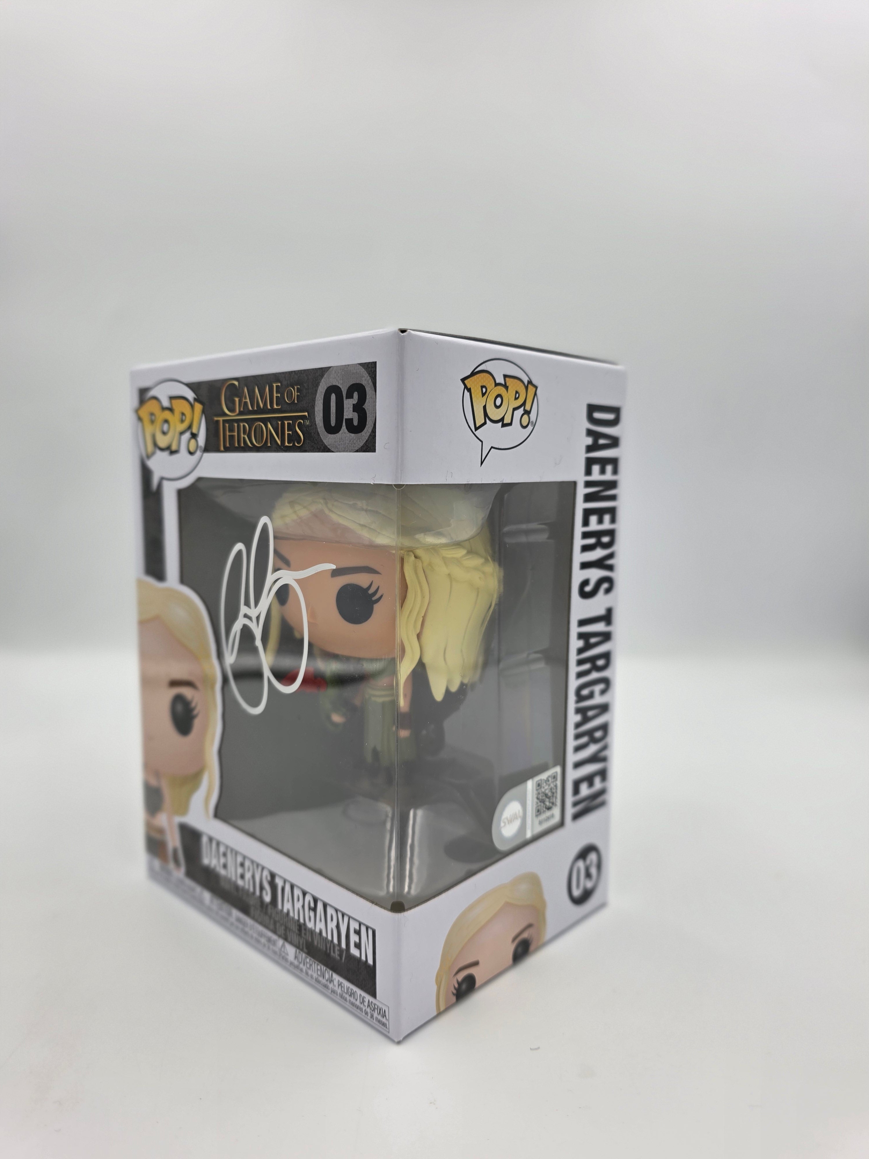 Daenerys Targaryen - Game Of Thrones - Signed By Emilia Clarke - SWAU Certified Funko Pop!