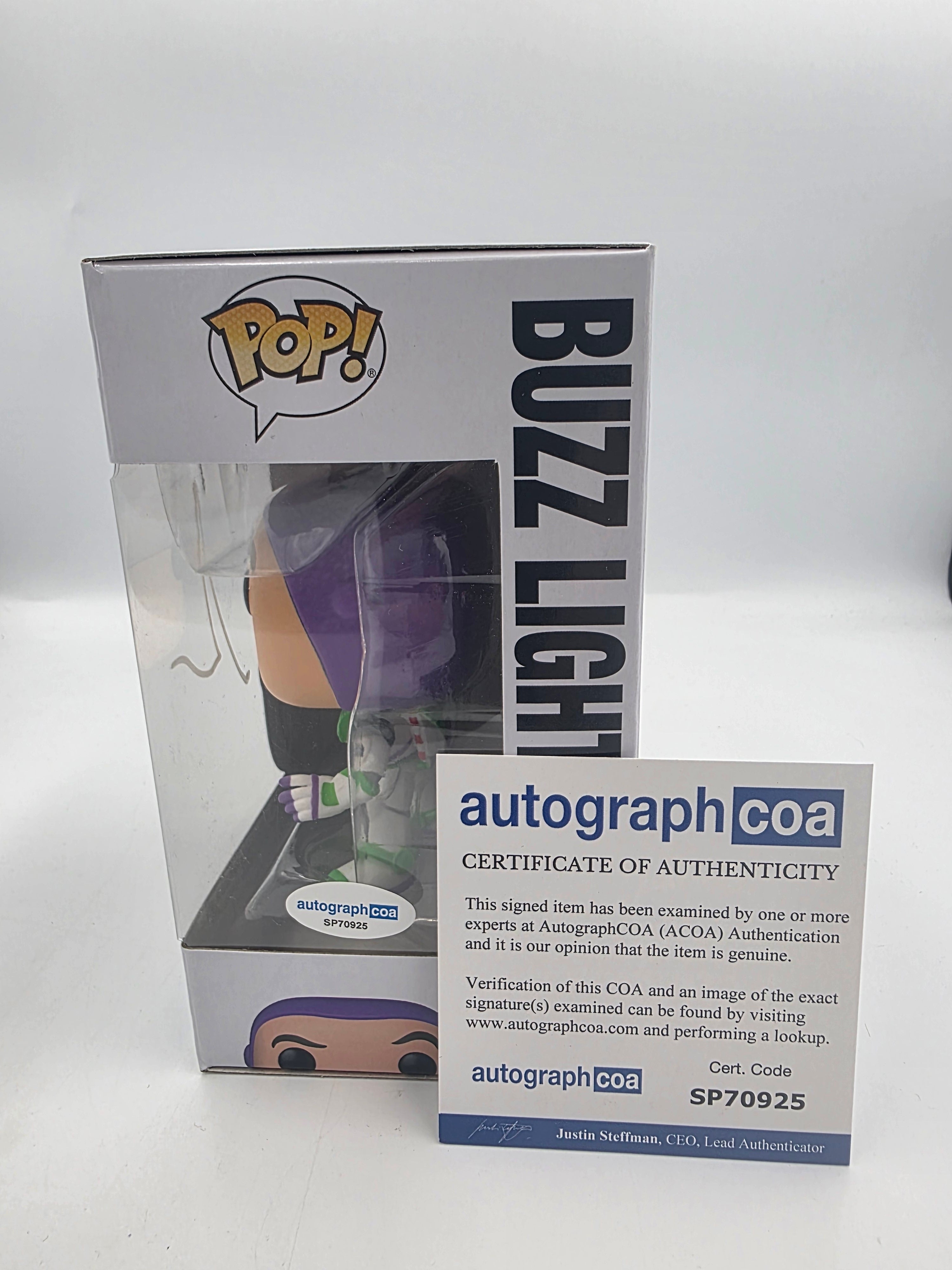 Disney Toy Story 5 - Buzz Lightyear - #1712 - Funko POP! - Signed By Tim Allen - Autographcoa Certificated