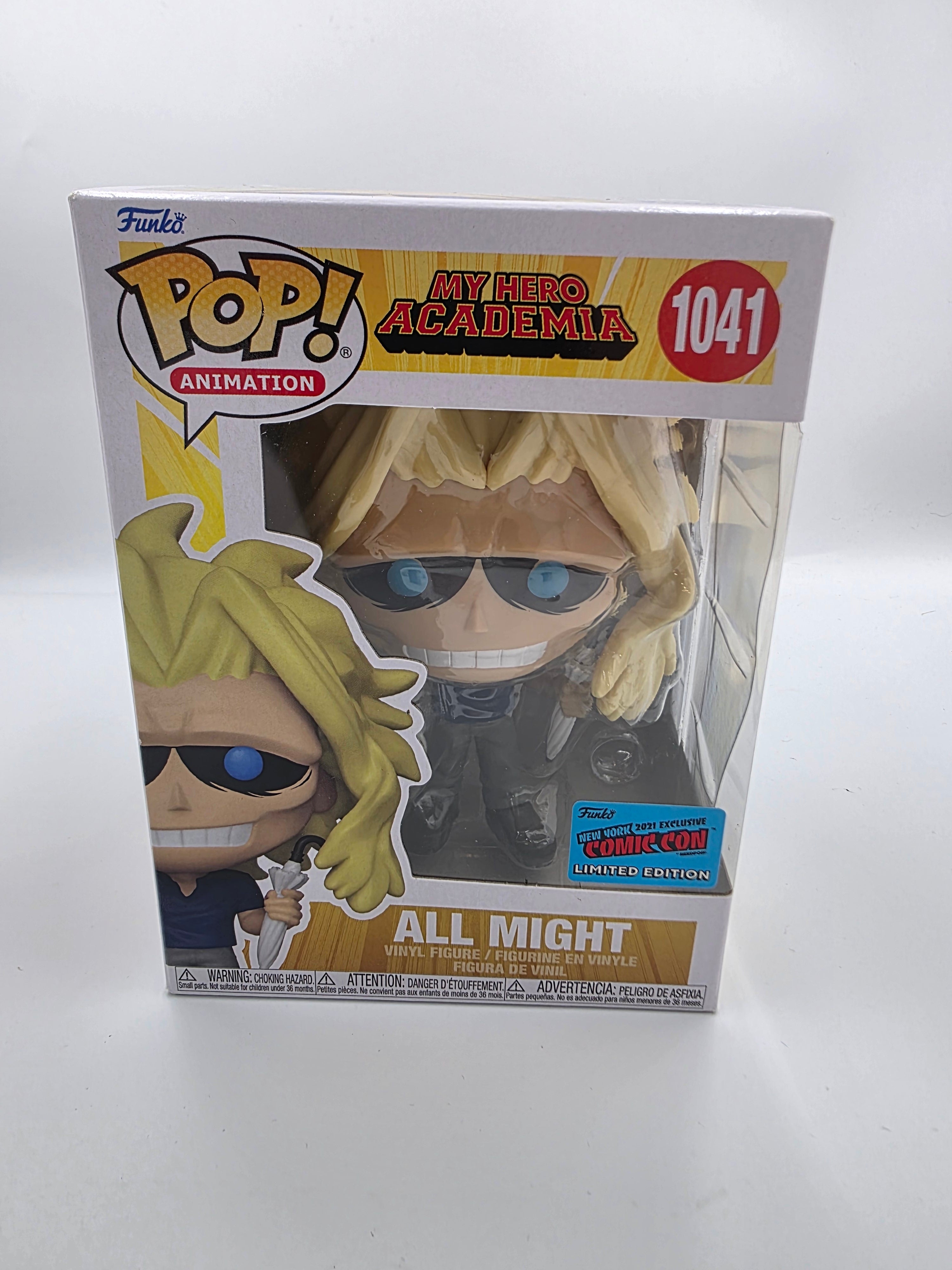 All Might with bag and umbrella - #1041 - Funko Pop! - My Hero Academia - NYCC 2021 Exclusive