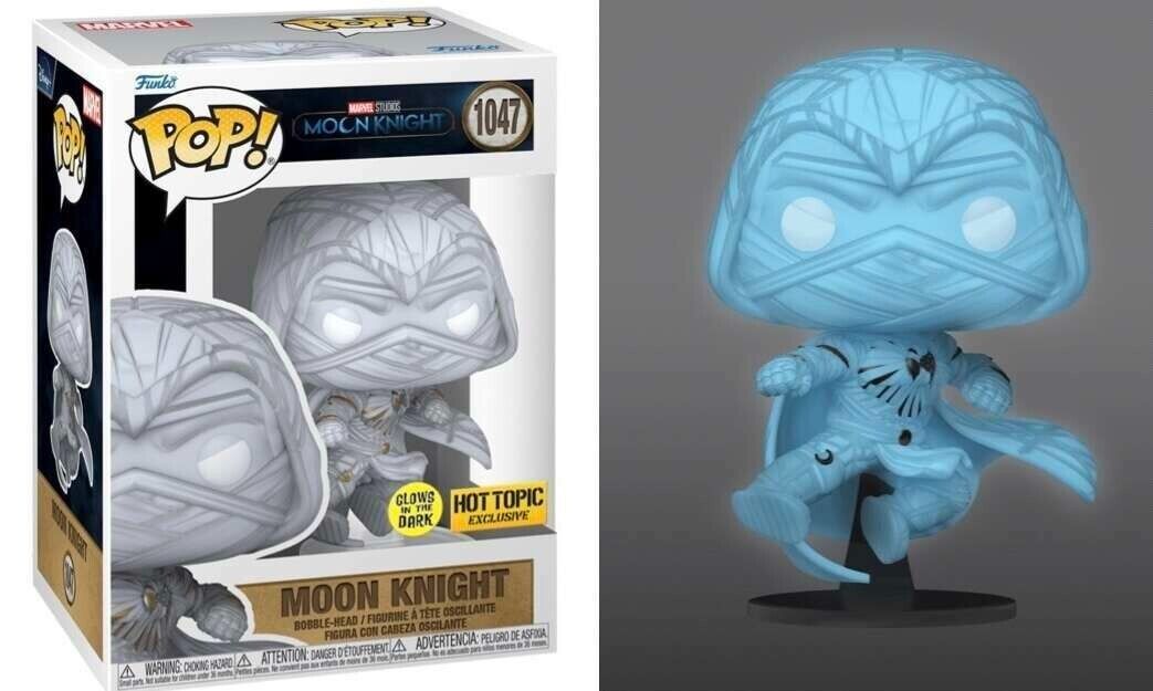 Moon Knight - #1047 - Funko Pop! - Marvel Moon Knight GITD - Hot Topic Exclusive