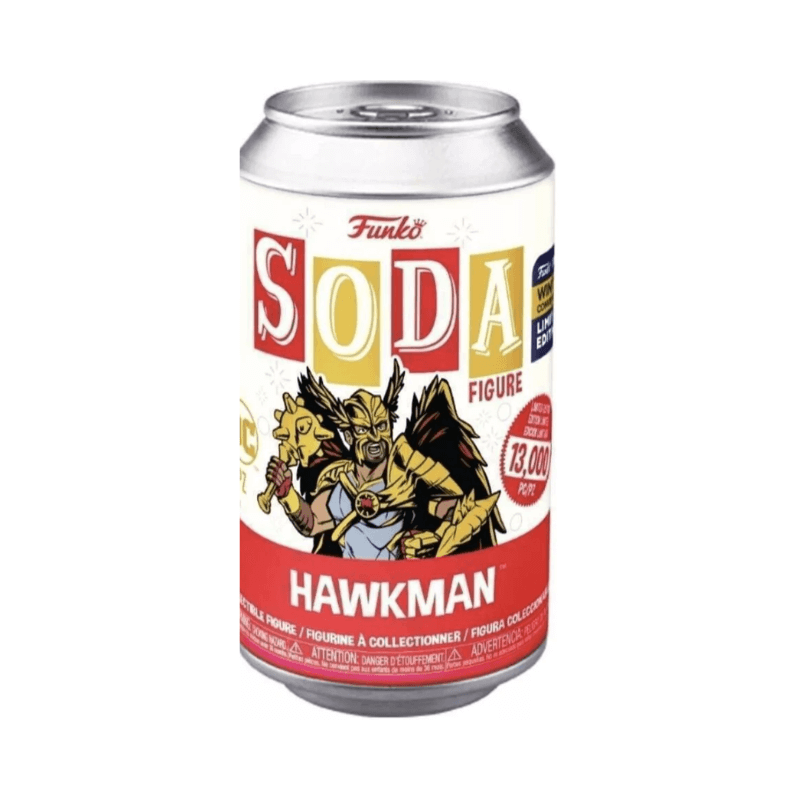 Hawkman- Funko Vinyl Soda