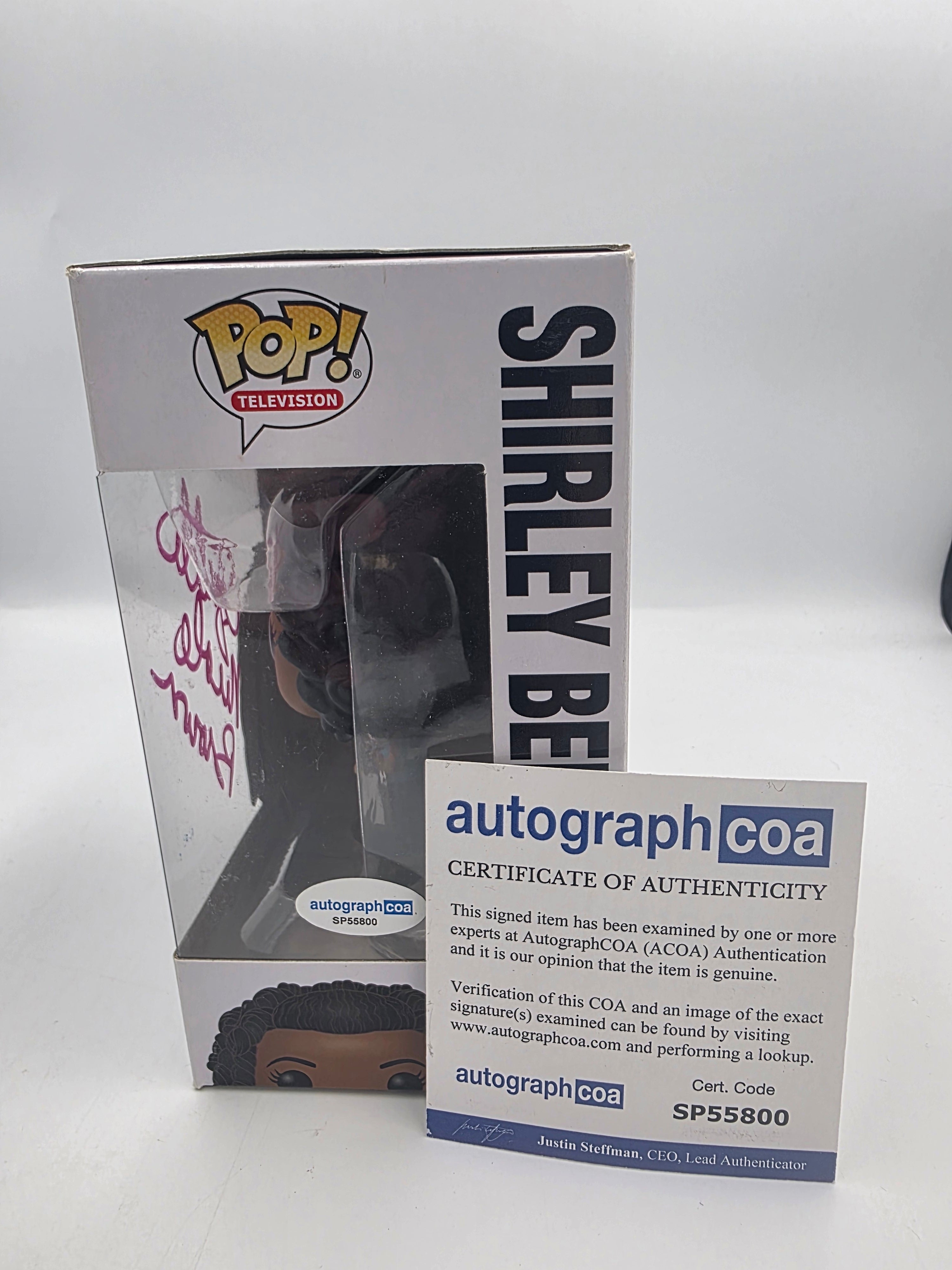 Shirley Bennett - #841 - Funko Pop! - Television - Community - Signed By Yvette Nicole Brown - Certified Pop!