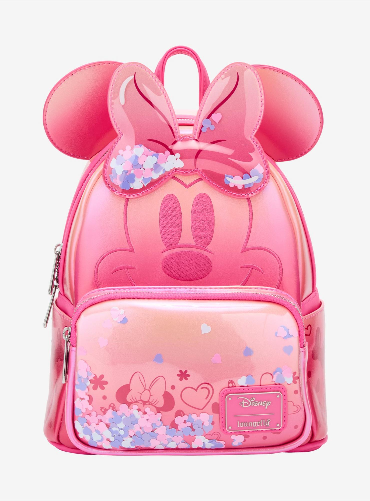 Disney Minnie Mouse Confetti Iridescent Backpack Loungefly CMPOP E
