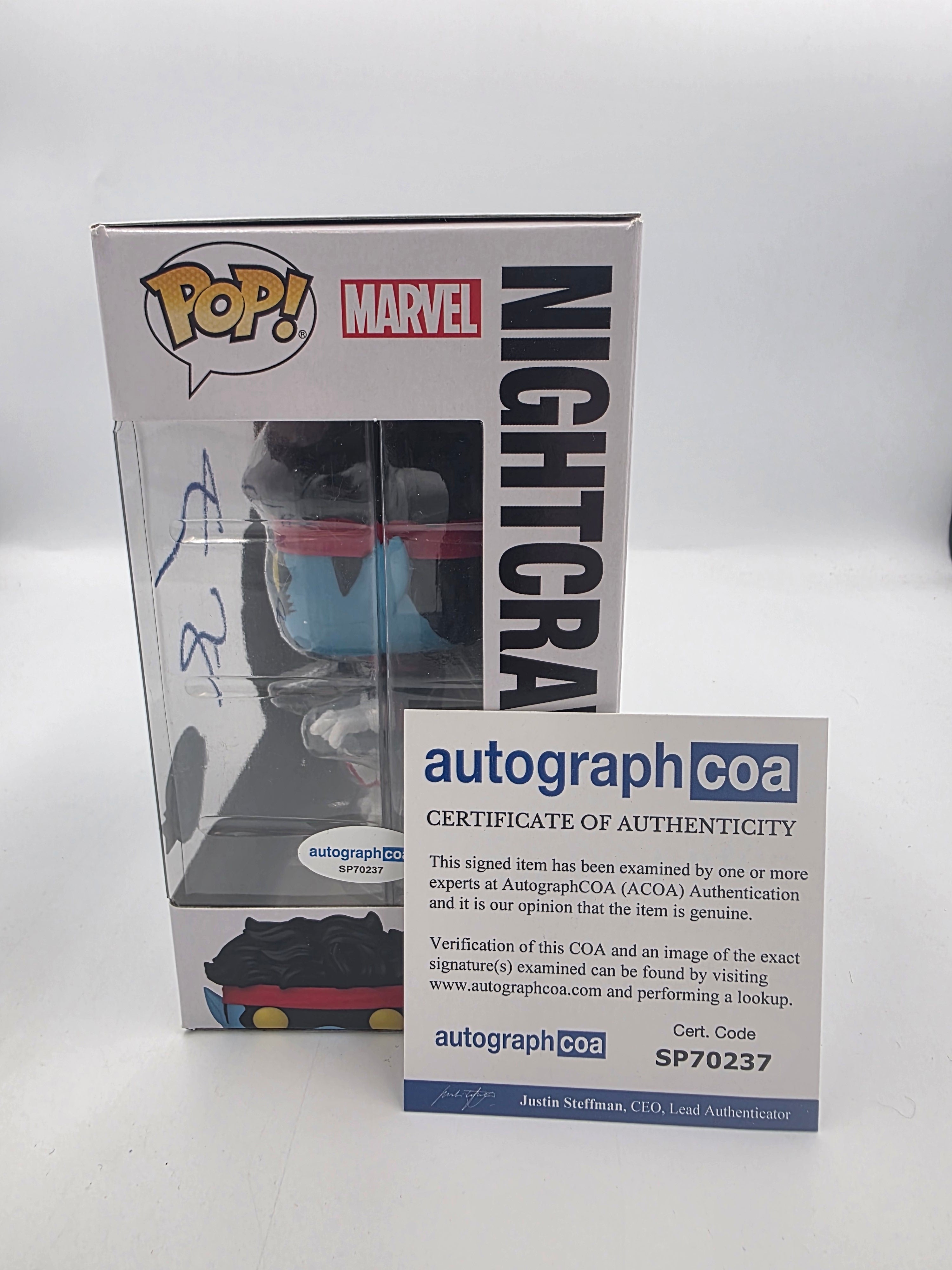 Nightcrawler - #1088 - Funko Pop! - Marvel X-men - Signed By Alan Cumming - Autographcoa Certificated