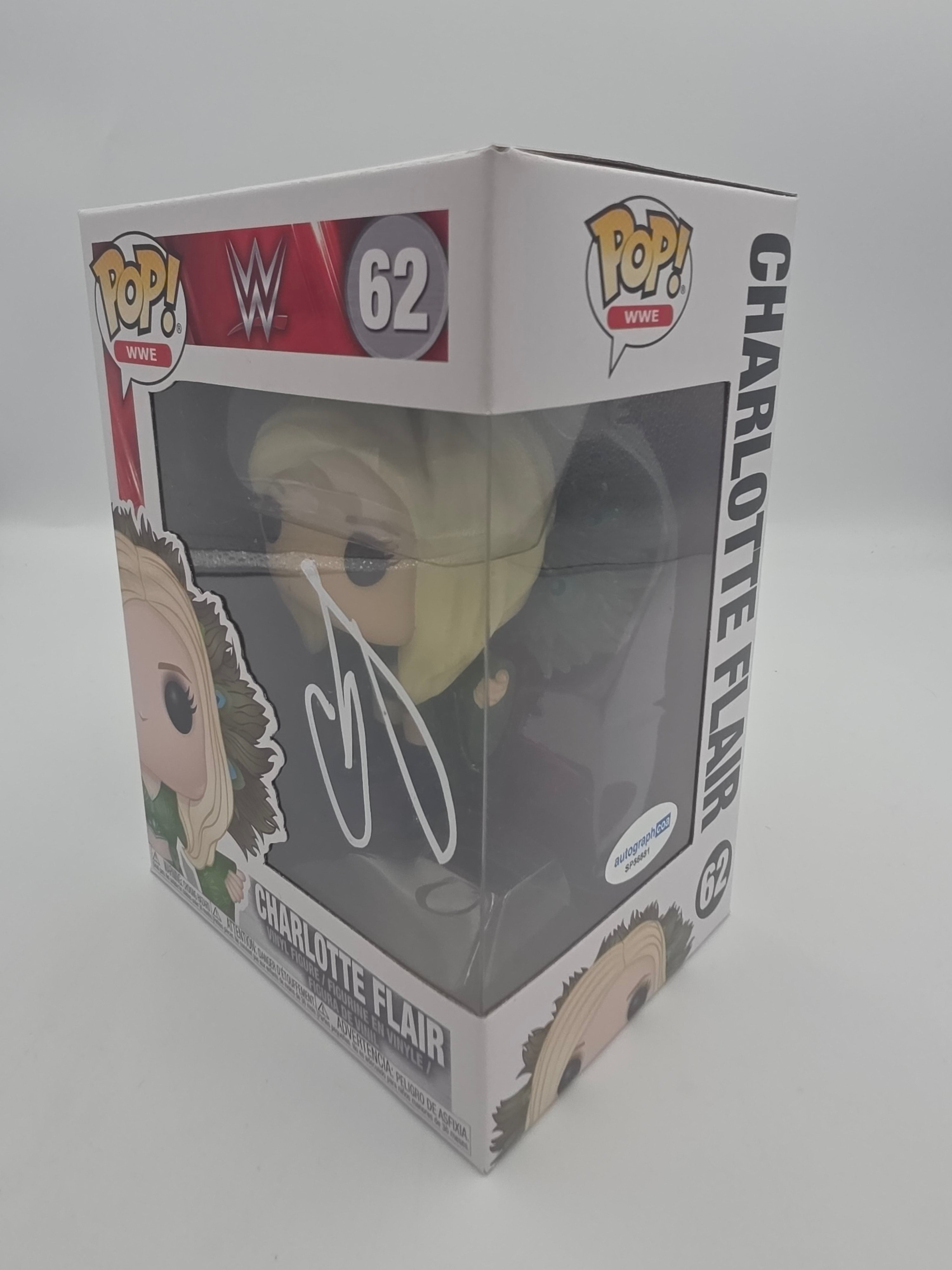Charlotte Flair - #62 - Funko Pop! - WWE - Signed By Charlotte Flair - Autographcoa Certified