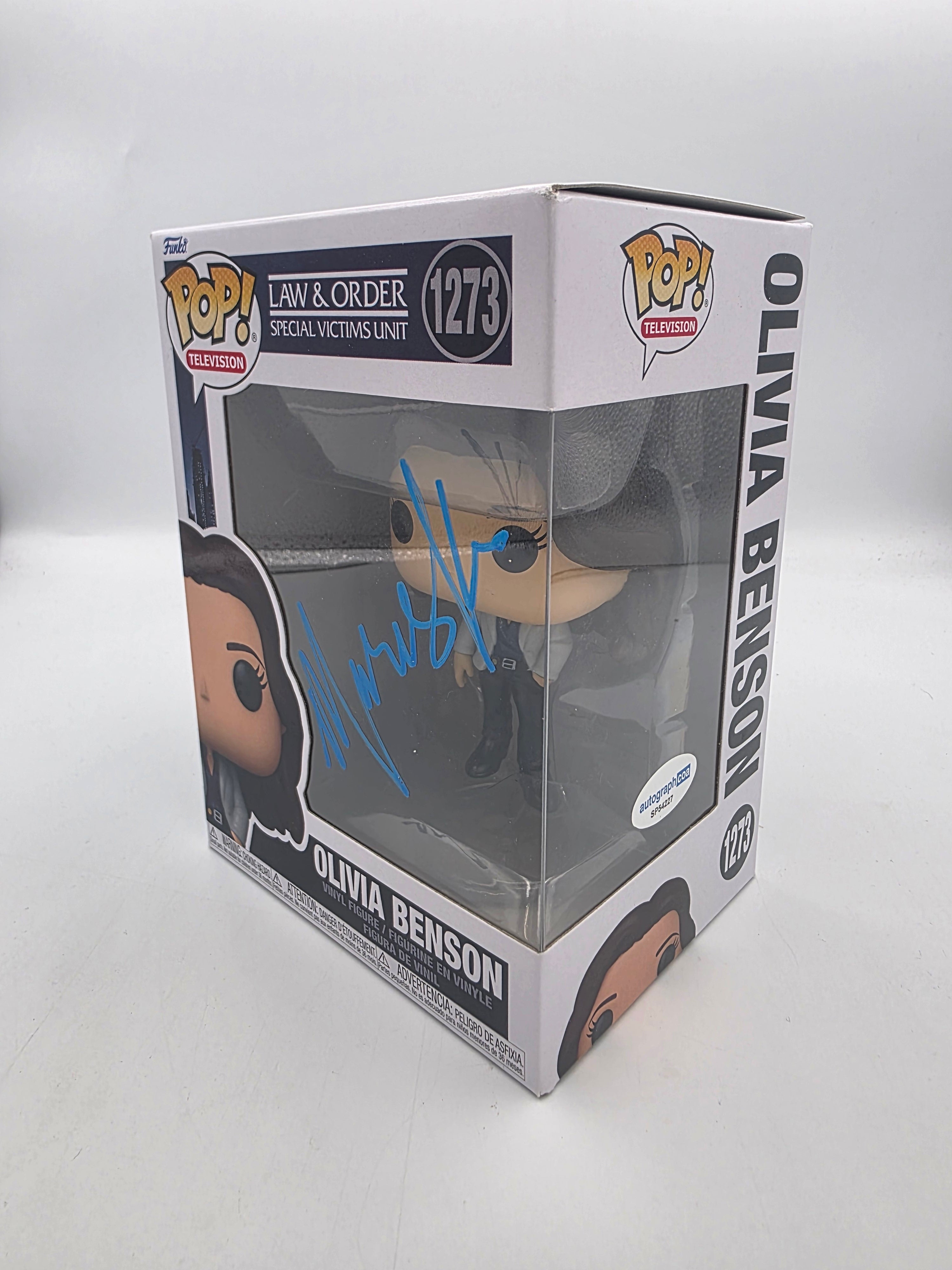 Olivia Benson - #1273 - Funko Pop! - Television - Law and Order Special Victims Unit - Signed By Mariska Hargitay