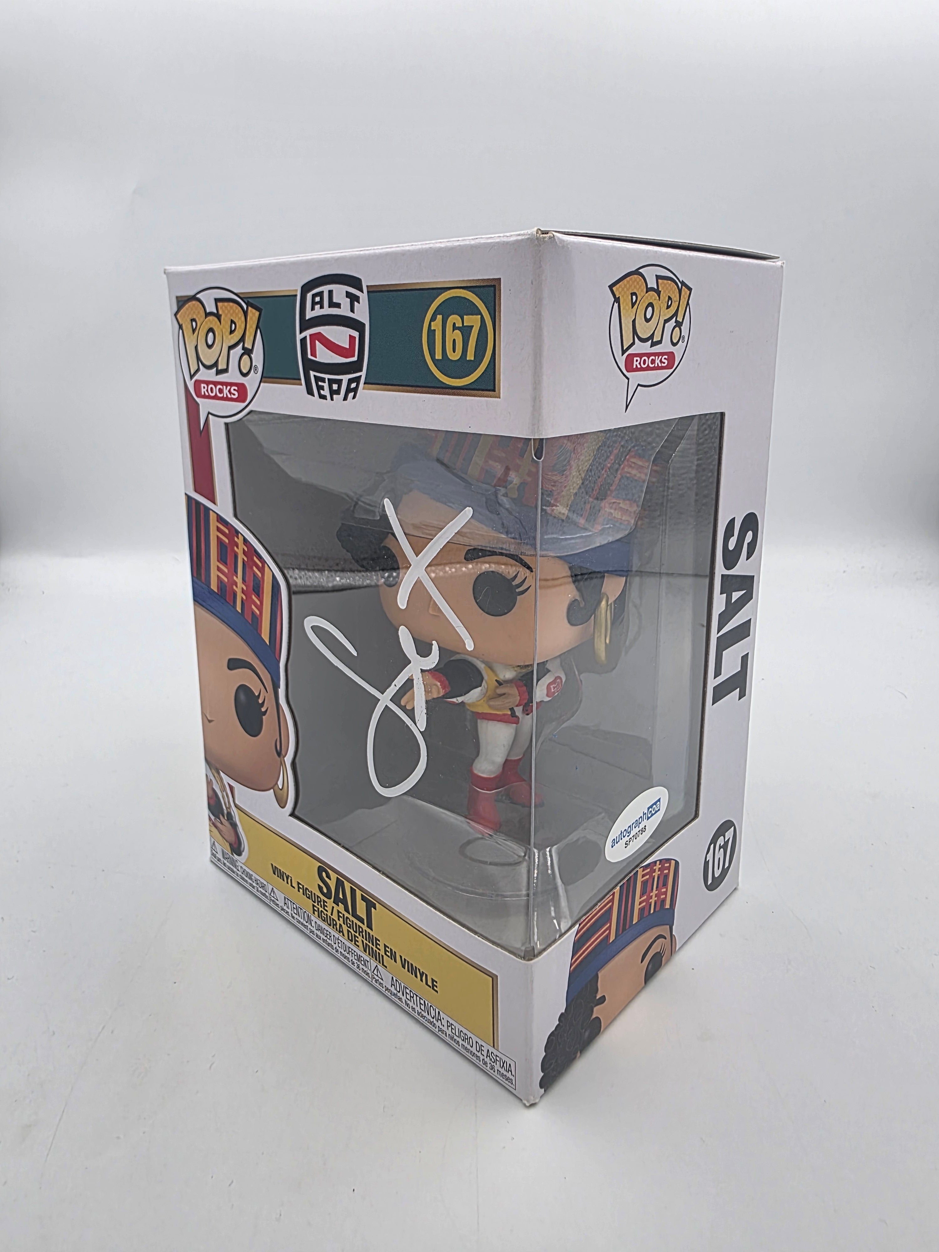 Salt - # 167 - Rocks - Signed By Salt - Autographcoa Certified Funko Pop!