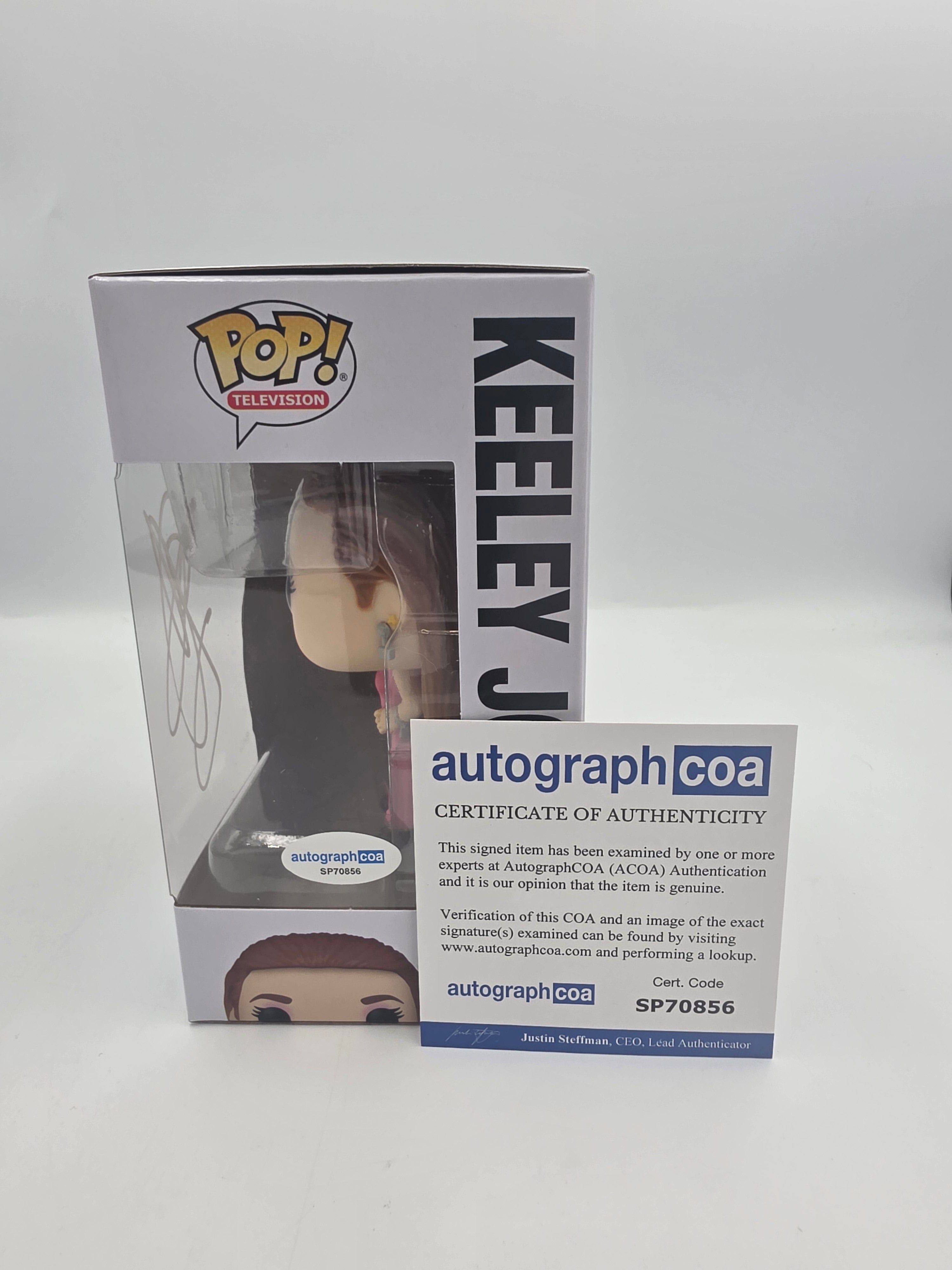 Keeley Jones - #1509 - Funko Pop! - Ted Lasso - Signed By Juno Temple - Autographcoa Certified