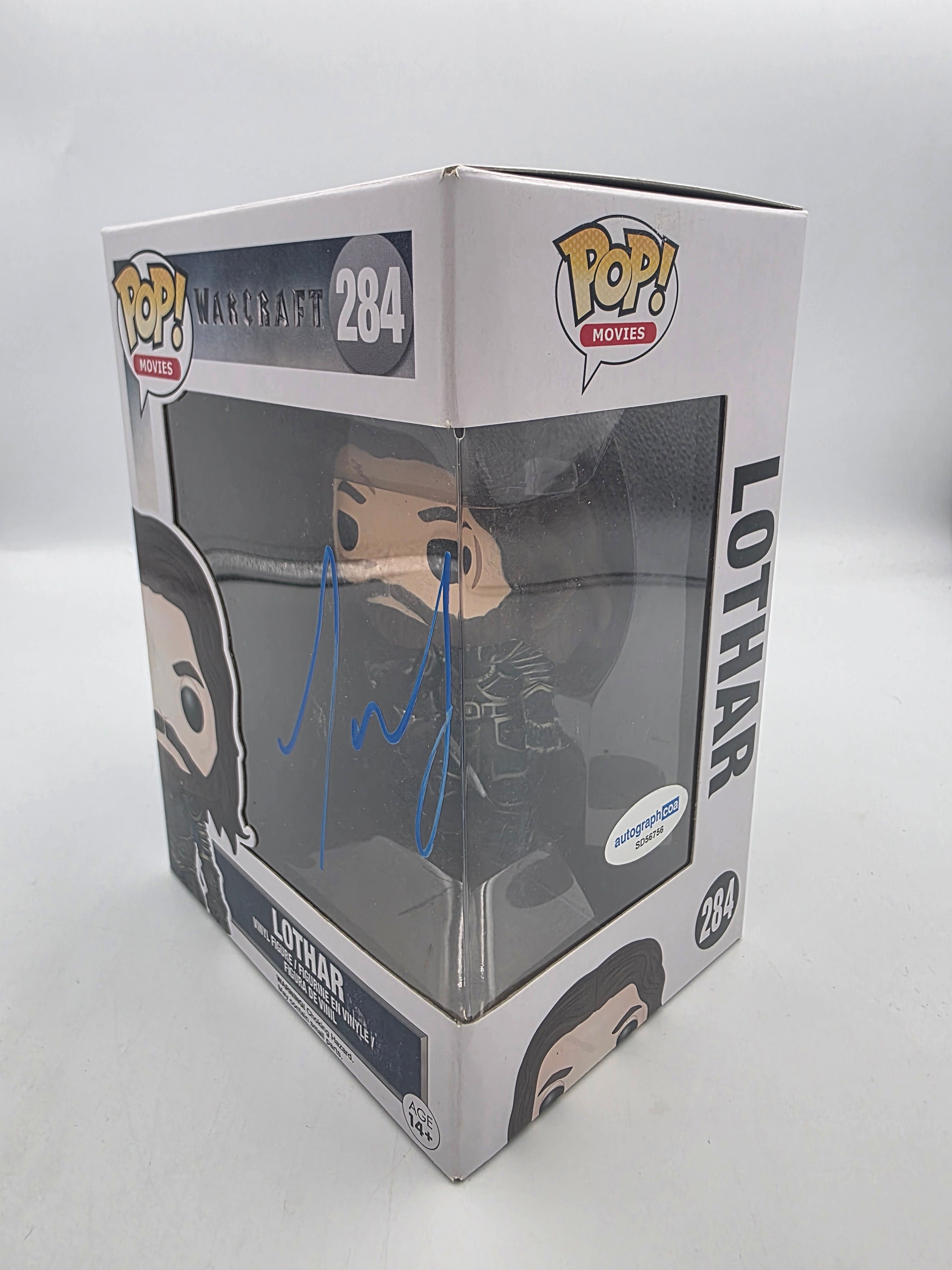Lothar - #284 - Warcraft - Funko Pop! - Movies - Signed By Travis Fimmel - Autographcoa Certificated