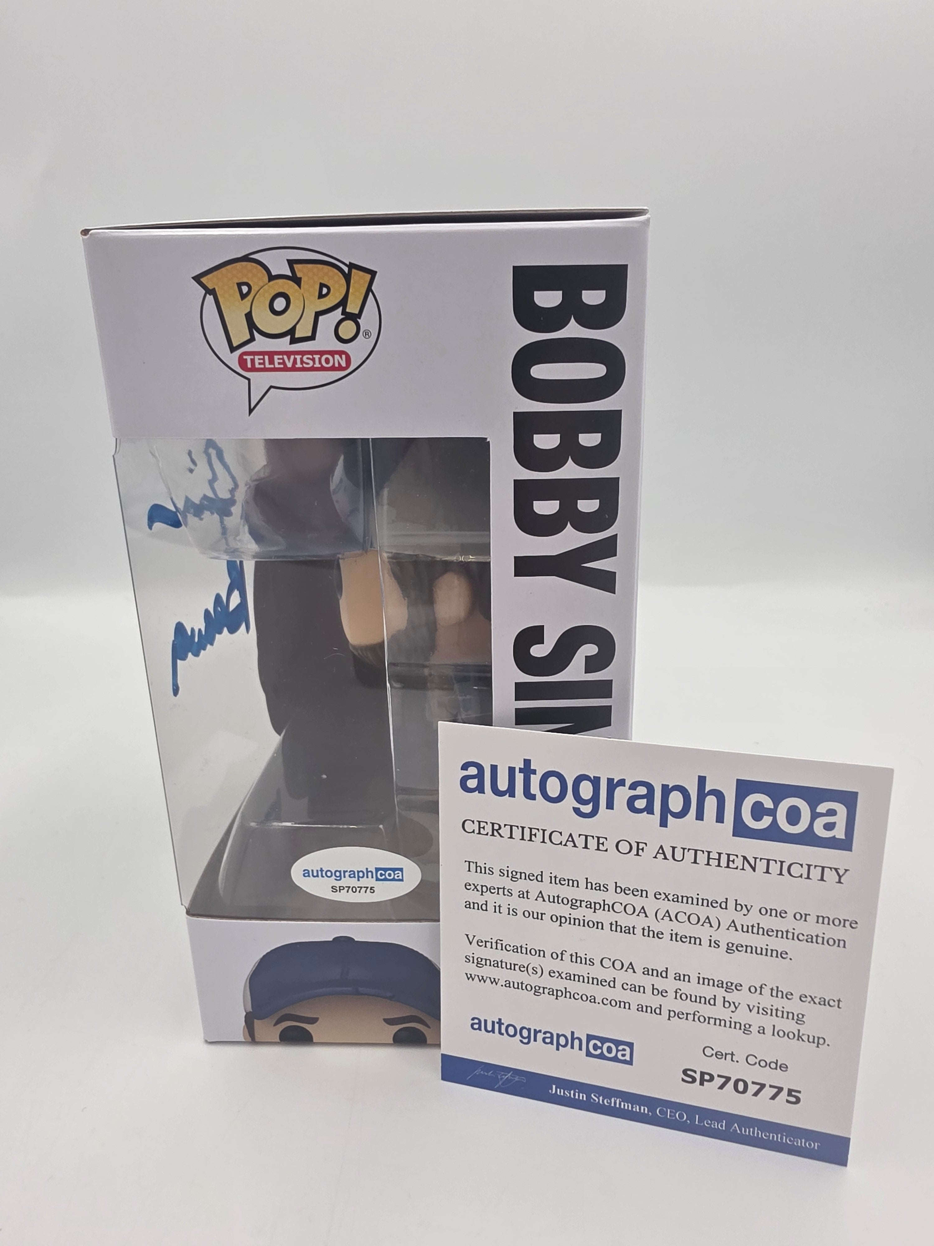 Bobby Singer - #1838 - Funko Pop! - Television - Supernatural Join the Hunt - Signed By Jim Beaver - Autographcoa Certified