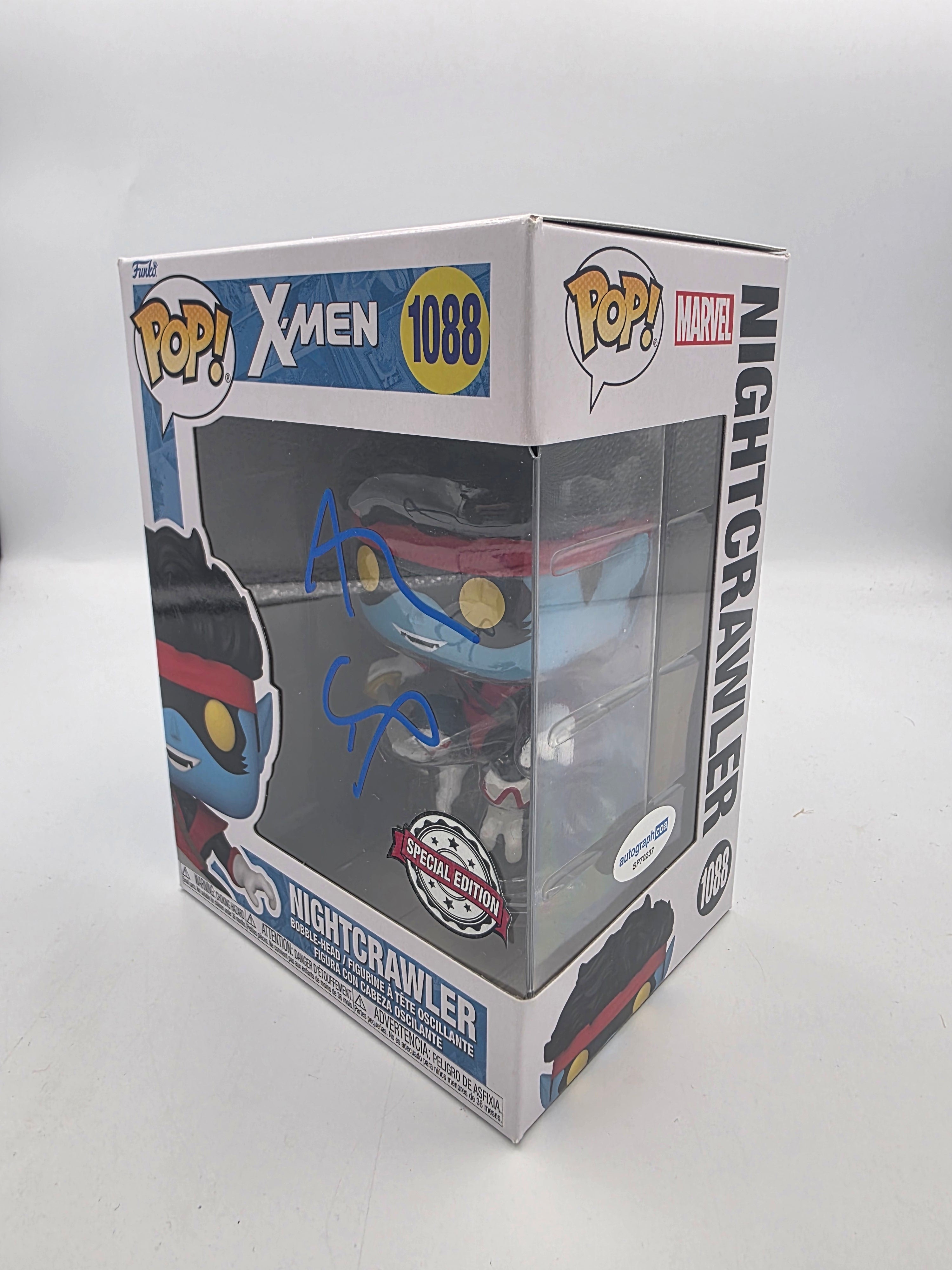Nightcrawler - #1088 - Funko Pop! - Marvel X-men - Signed By Alan Cumming - Autographcoa Certificated