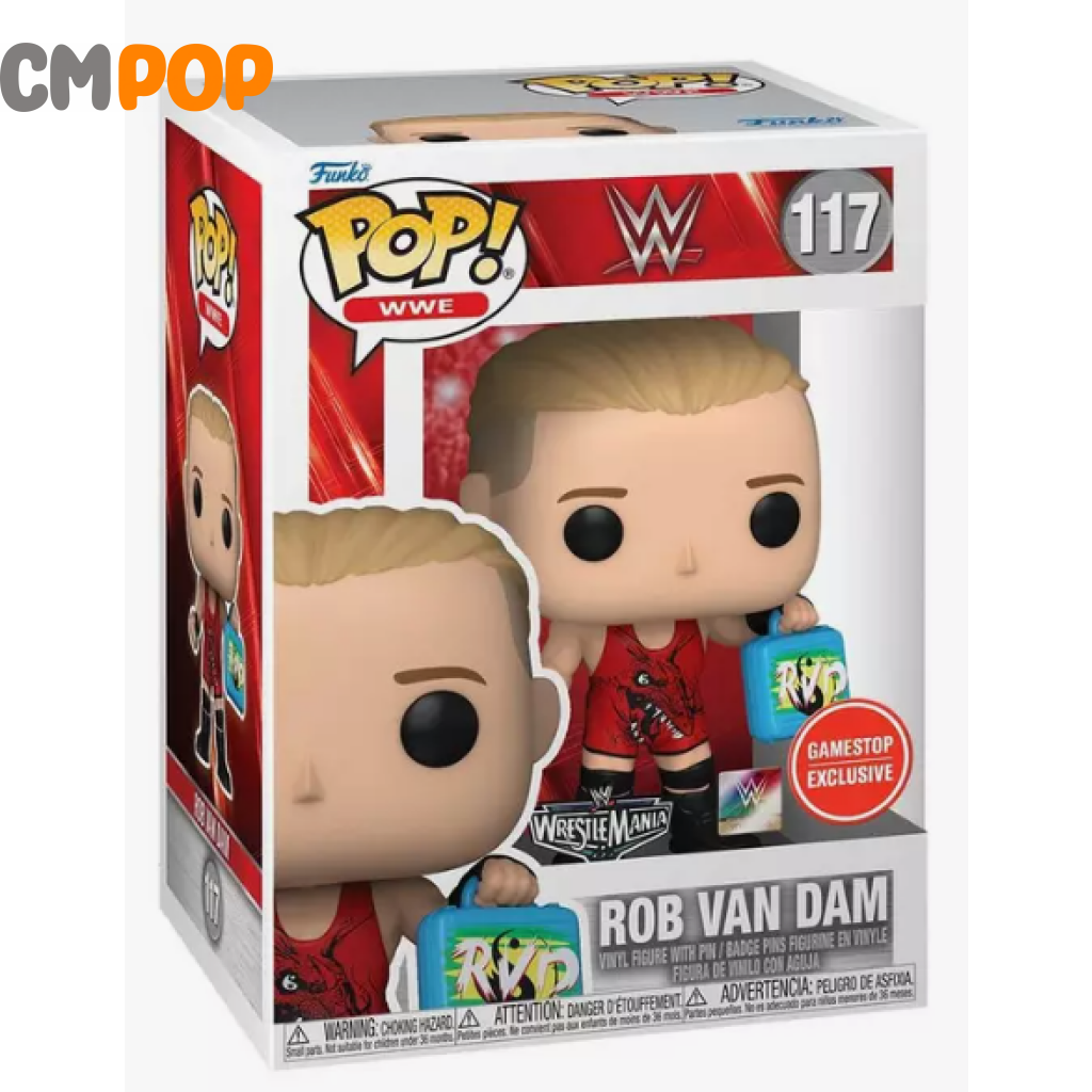 Rob Van Dam - #117 Funko Pop! Wwe Gamestop Exclusive Pop