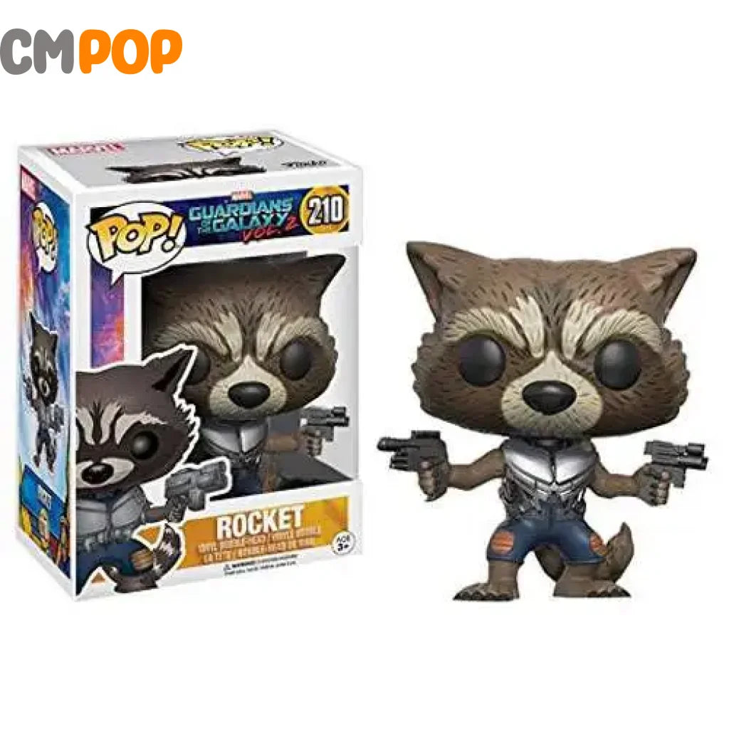 Rocket - #210- Funko Pop! Marvel Guardians Of The Galaxy Vol 2 Exclusive Pop