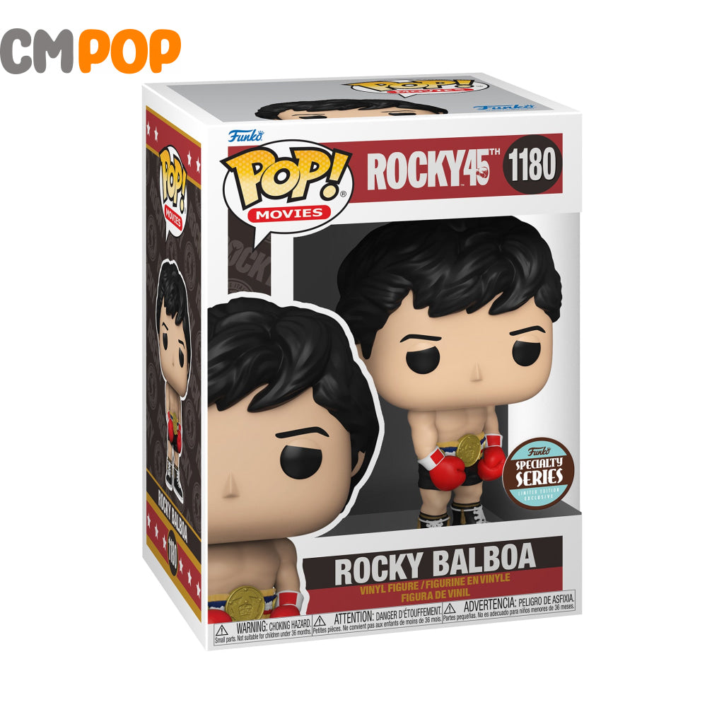 Rocky With Gold Belt - #1180 Funko Pop! Movies 45Th Pop