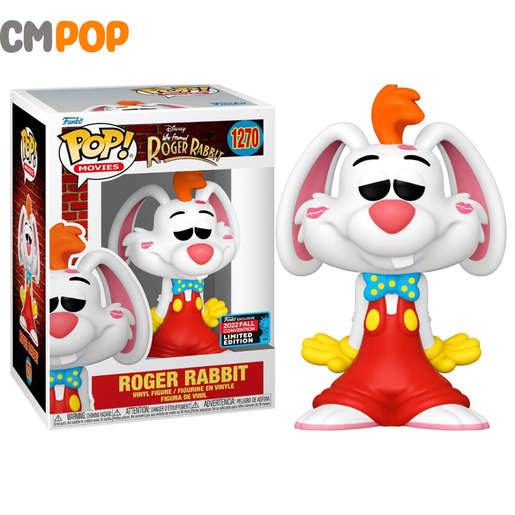 Roger Rabbit- #1270 - Funko Pop! Who Framed Rabbit Disney- 2022 Fall Convention Limited Edition Pop