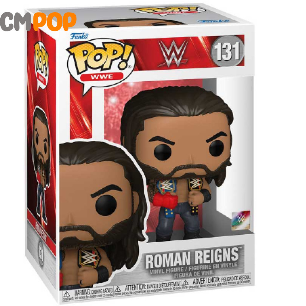 Roman Reigns With Belt - #131 Funko Pop! Wwe Pop