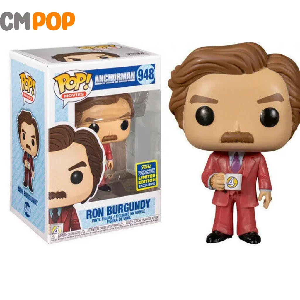Ron Burgundy - #948 Funko Pop! Anchorman 2020 Convention Exclusive Pop