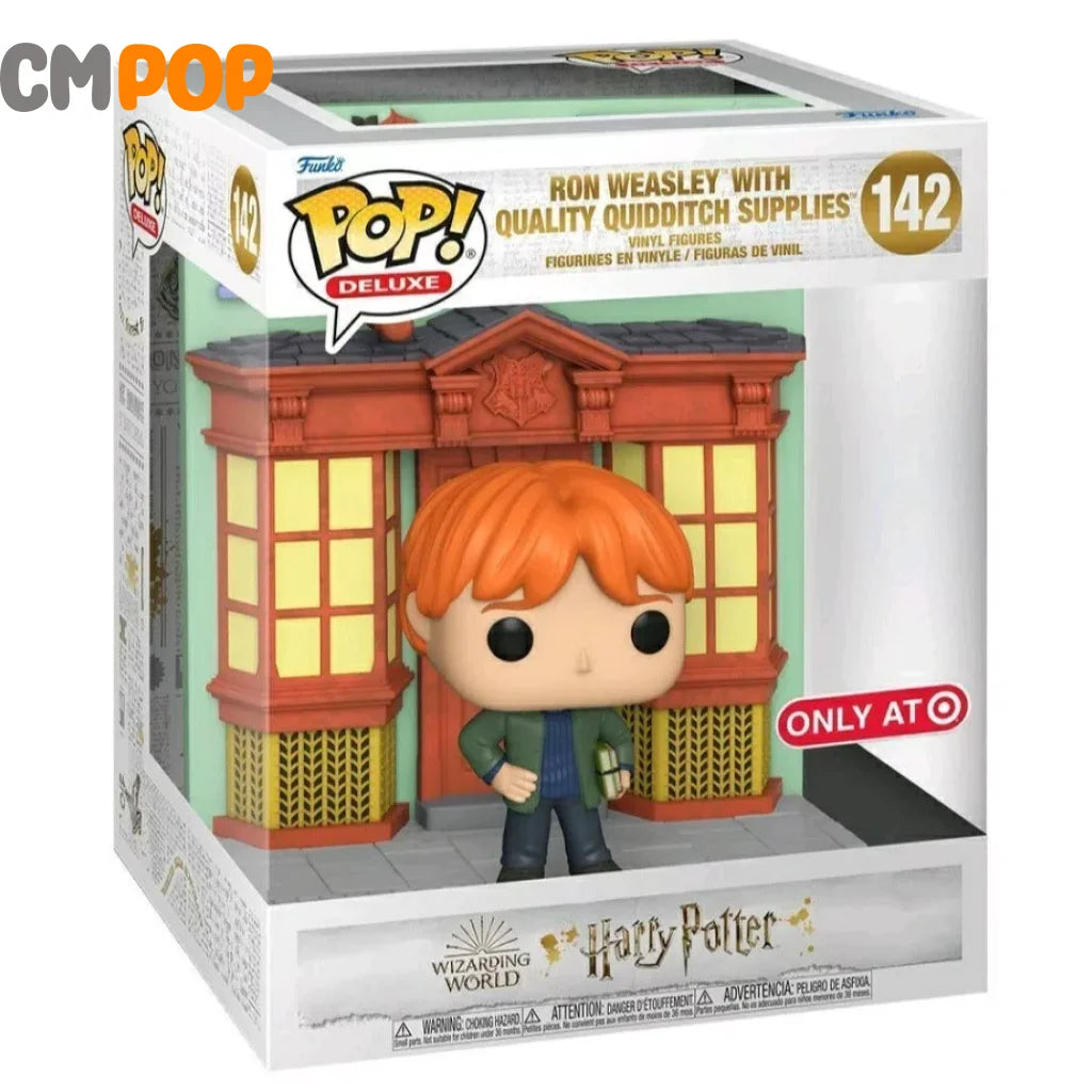Ron Weasley With Quality Quidditch Supplies - #142 Funko Pop! Deluxe Harry Potter