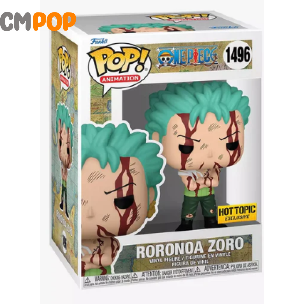 Roronoa Zoro - #1496 Funko Pop! One Piece Hot Topic Exclusive Pop