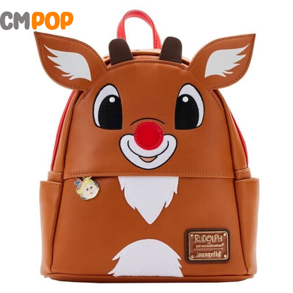Rudolph The Red Nose Reindeer Cosplay Mini Backpack - Loungefly