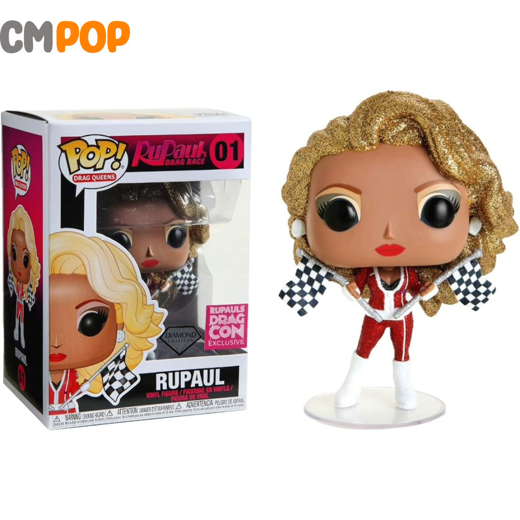 Rupaul - #01 Funko Pop! Drag Queens Diamond Collection Rupauls Dragcon Exclusive