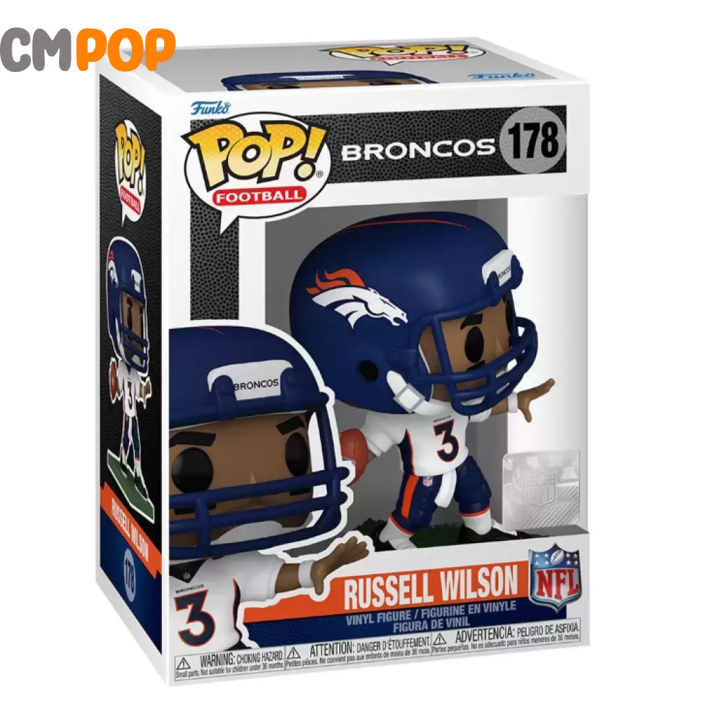 Broncos - Russel Wilson #178 Funko Pop! Nfl Sports Pop