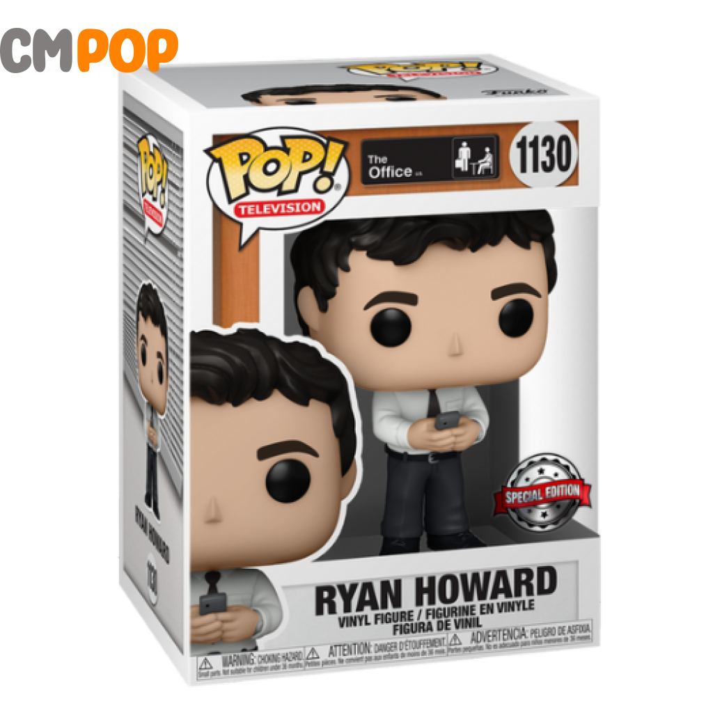 Ryan Howard - #1130 Funko Pop! The Office Special Edition Exclusive Pop