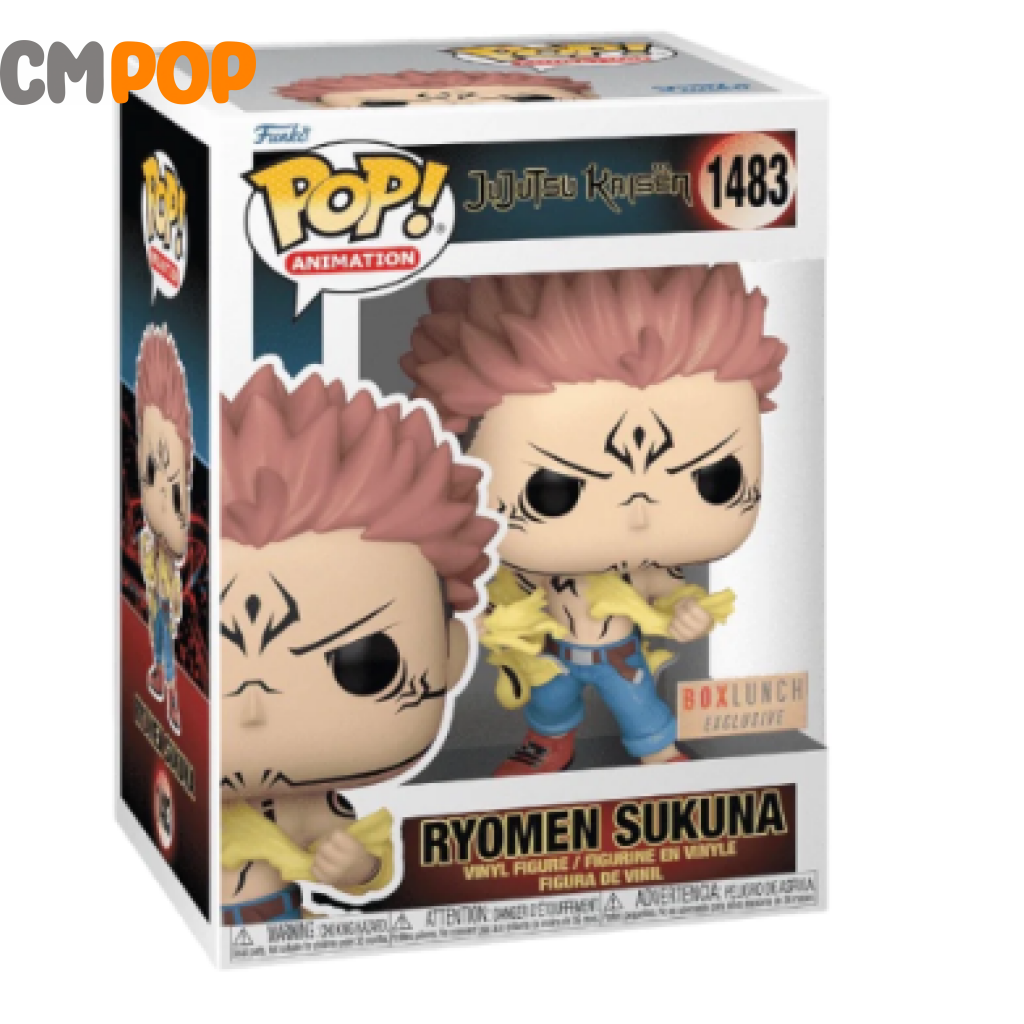 Ryomen Sukuna - #1483 Funko Pop! Ju Jitsu Kaisen Box Lunch Exclusive Pop