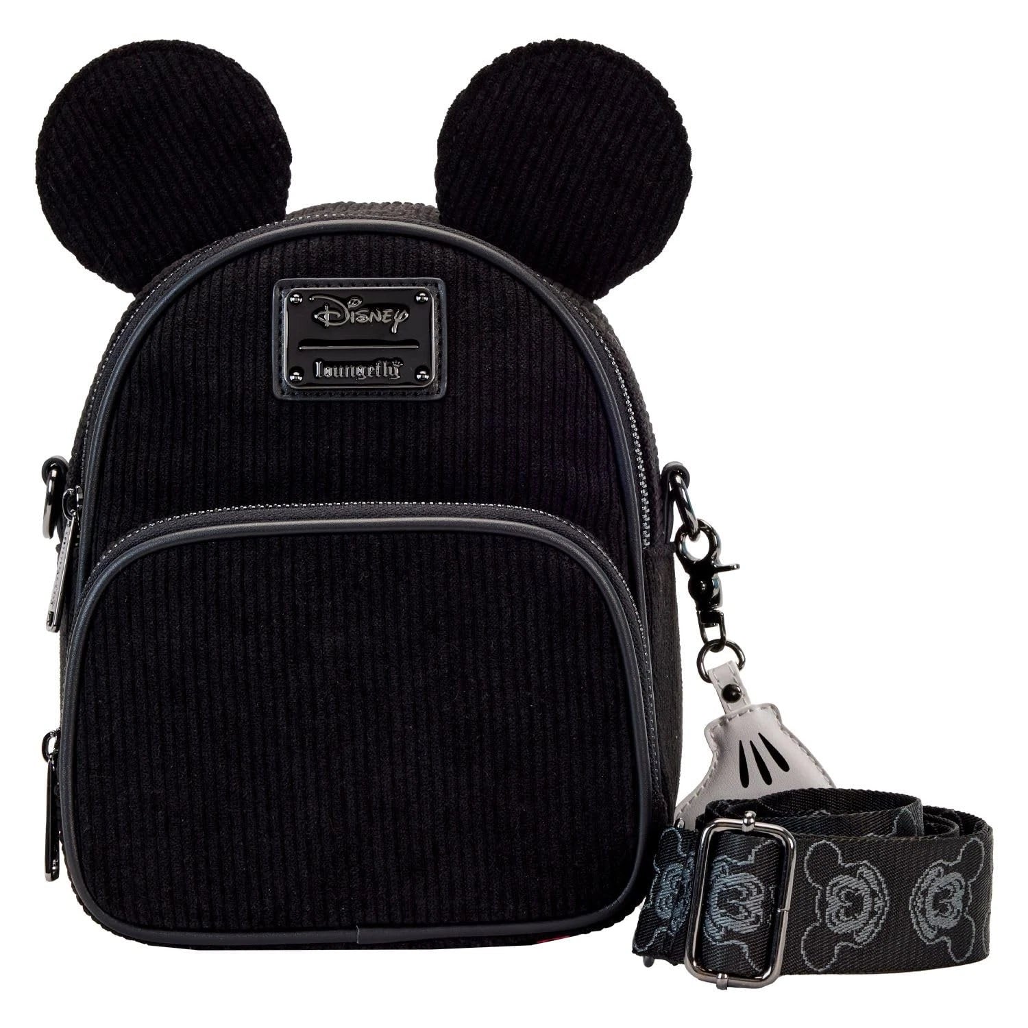 Disney Mickey Corduroy Convertible Crossbody - Loungefly