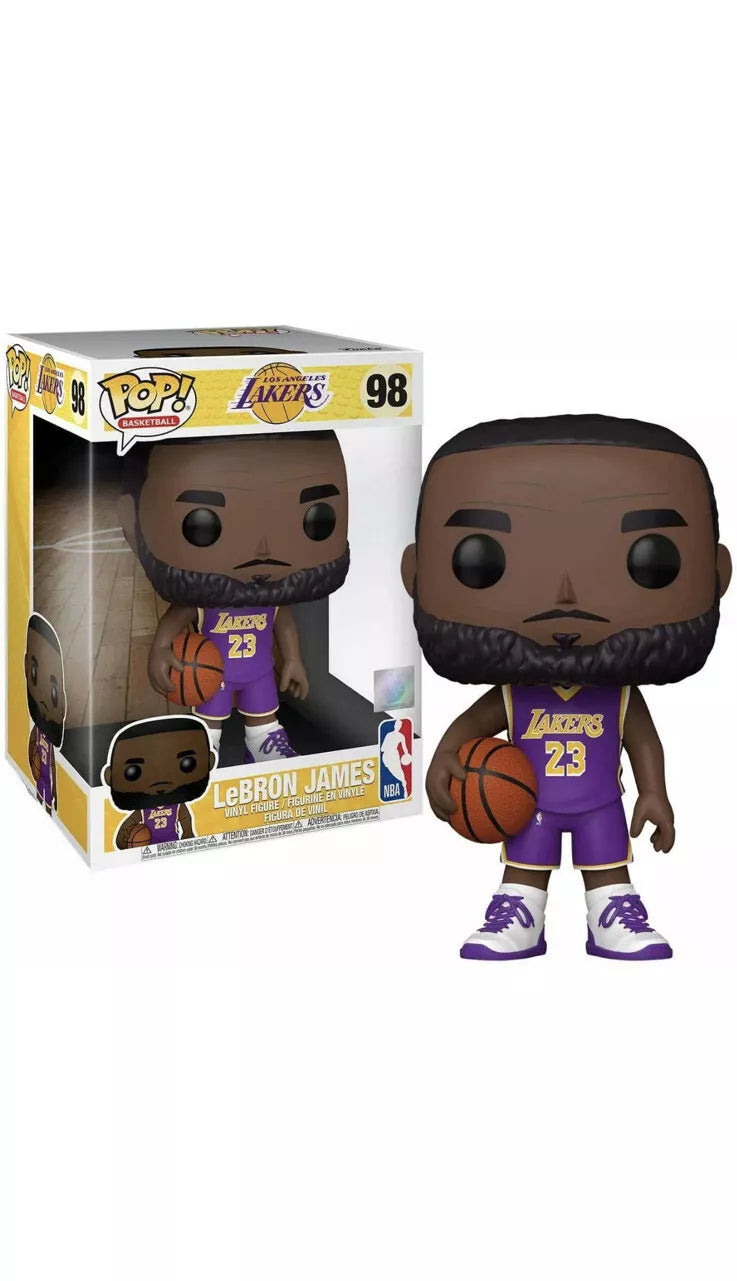 LeBron James (Purple Jersey) - #98 - NBA - Funko Pop! - Lakers - Jumbo