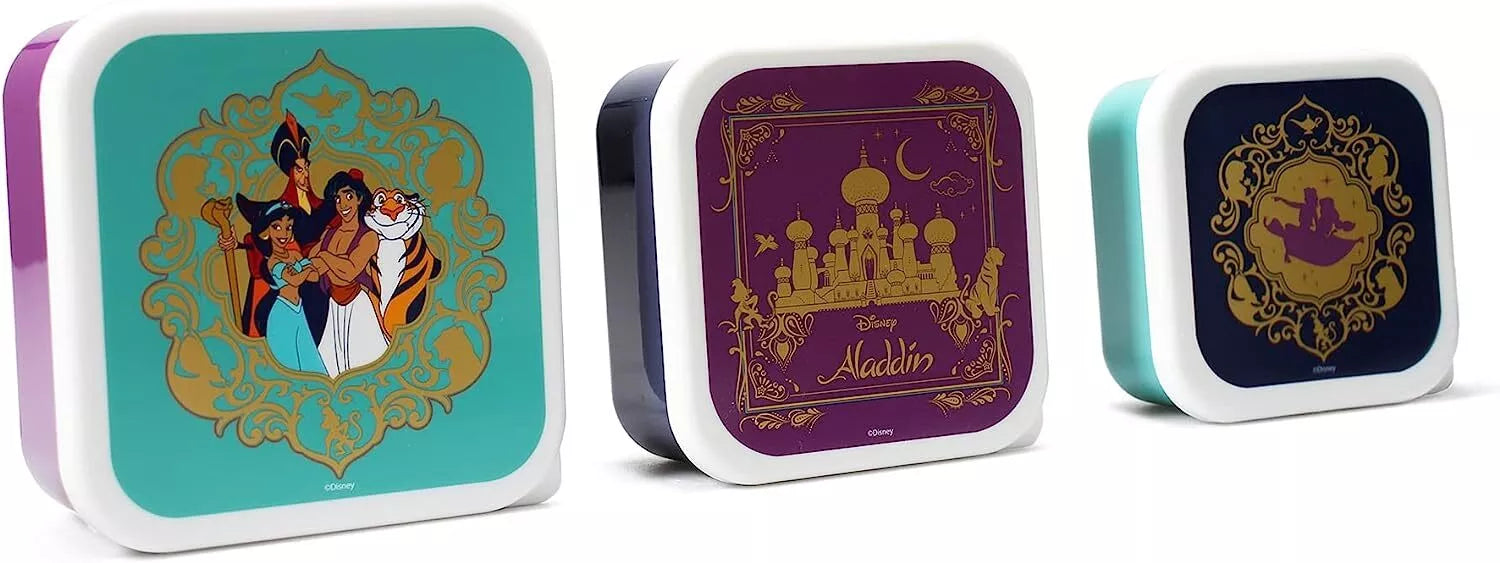 Disney Aladdin Snack Box Set of 3