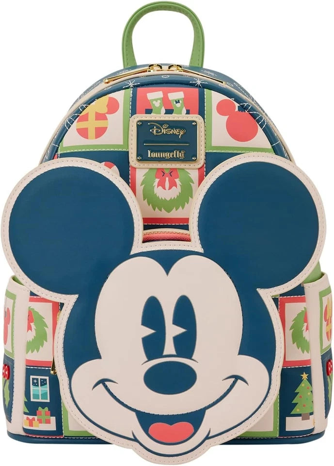 Disney Mickey and Minnie Holiday Backpack – Loungefly