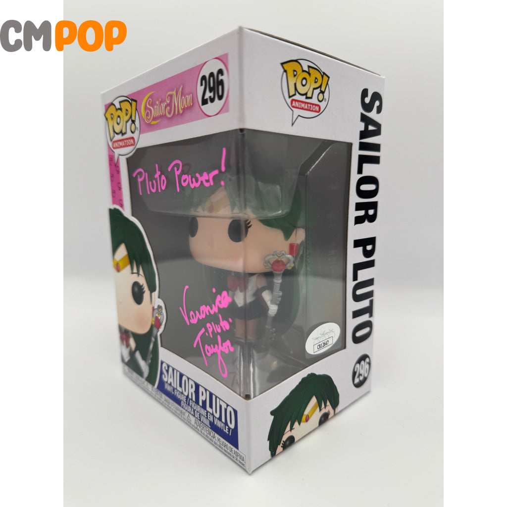 Sailor Pluto - #296 Funko Pop! Animation Moon Signed By Veronica Taylor Certified Pop