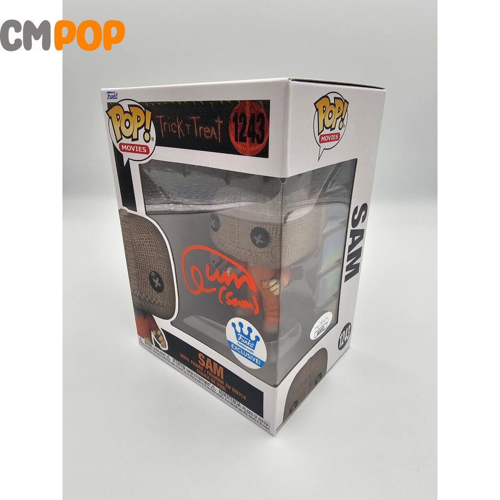 Sam - #1243 Funko Pop! Movies Trick Or Treat Signed By Quinn Lord Certified Pop