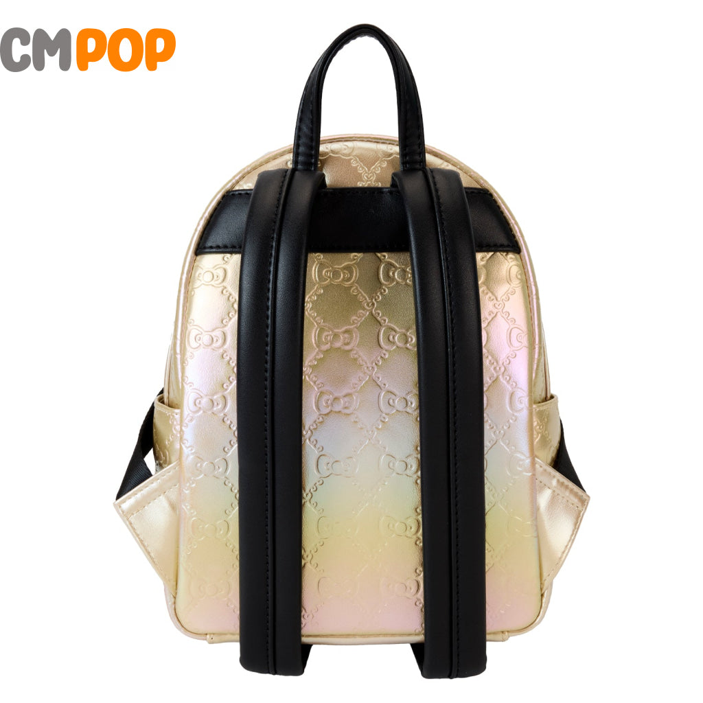 Sanrio 50Th Anniversary Metallic Gold Mini Backpack- Loungefly