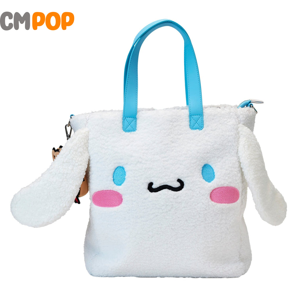 Sanrio Cinnamoroll Sherpa Tote Bag With Coin - Loungefly