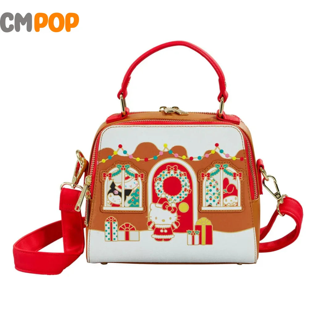 Sanrio Hello Kitty And Friends Gingerbread House Crossbody - Loungefly