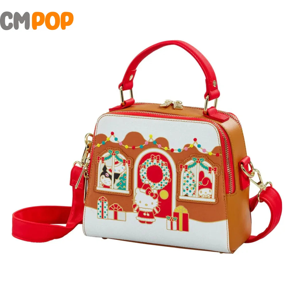Sanrio Hello Kitty And Friends Gingerbread House Crossbody - Loungefly