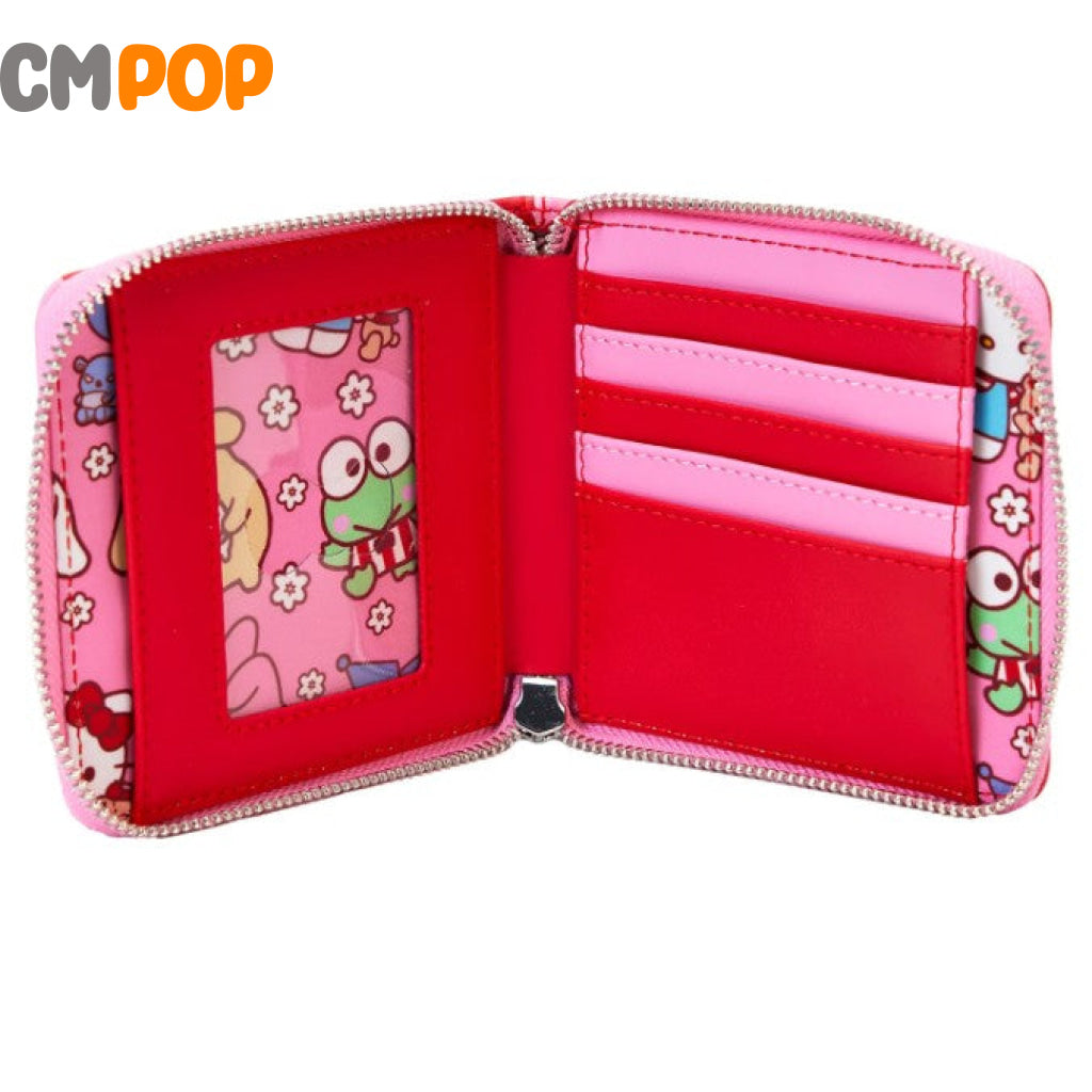 Sanrio Hello Kitty Colour Block Zip Around Wallet - Loungefly Loungefly
