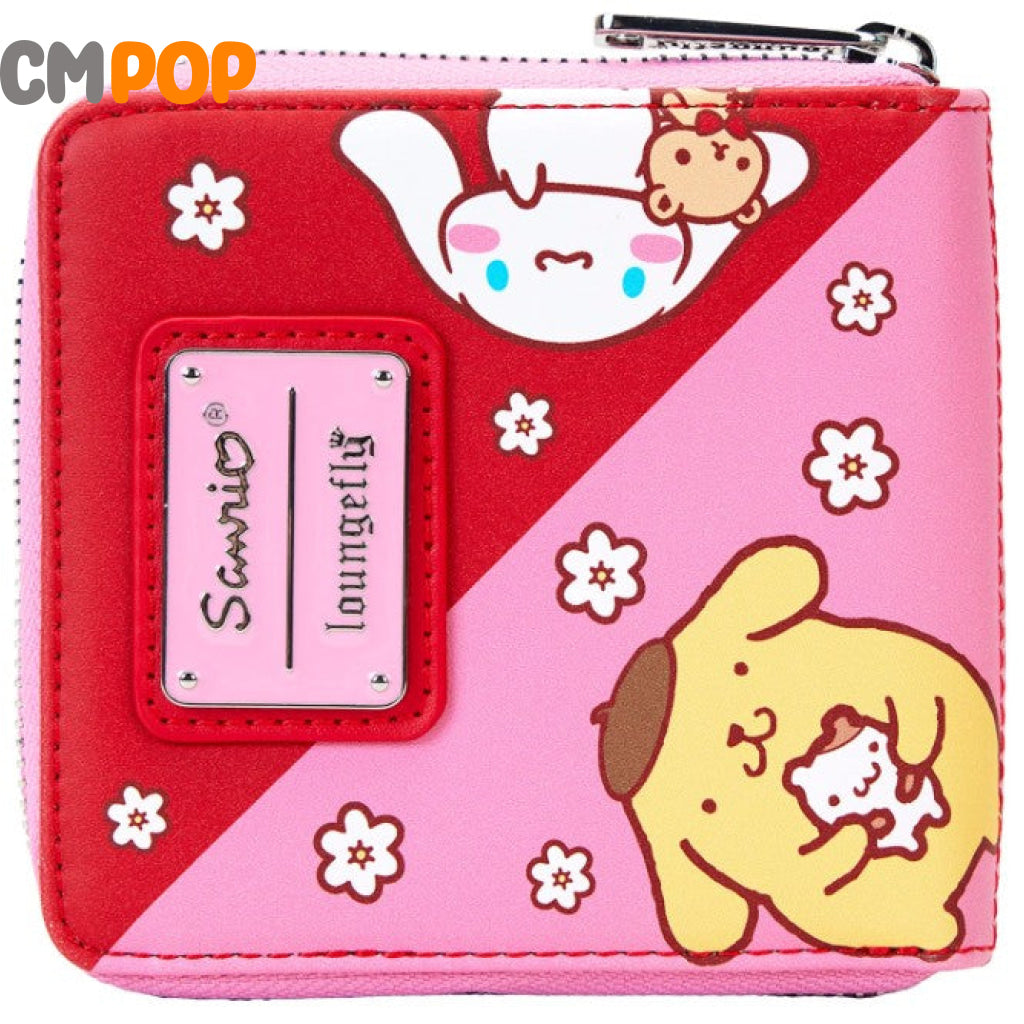 Sanrio Hello Kitty Colour Block Zip Around Wallet - Loungefly Loungefly