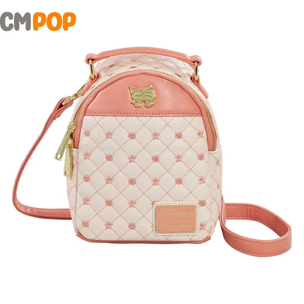 Sanrio Kuromi & My Melody Skulls And Flowers Crossbody - Loungefly