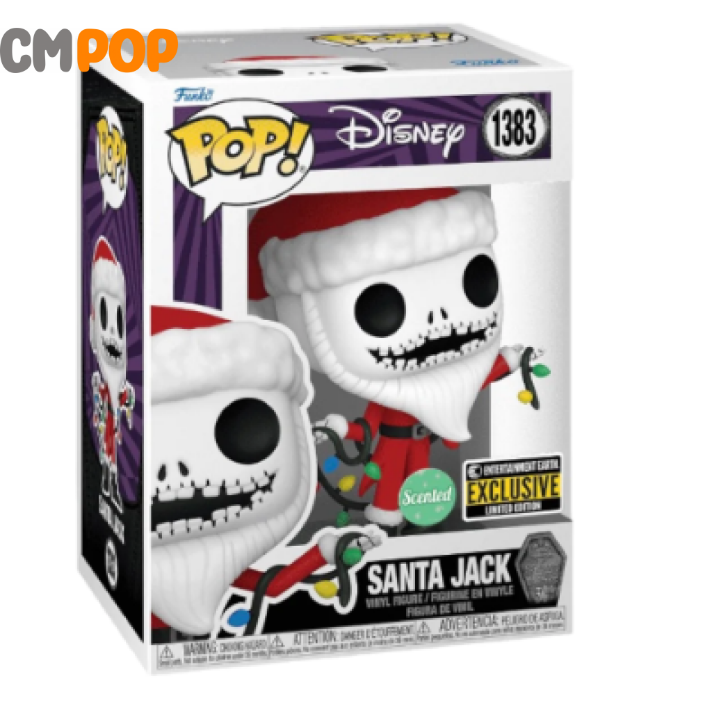 Santa Jack - #1383 Funko Pop! Disney The Nightmare Before Christmas Sented Entertainment Earth