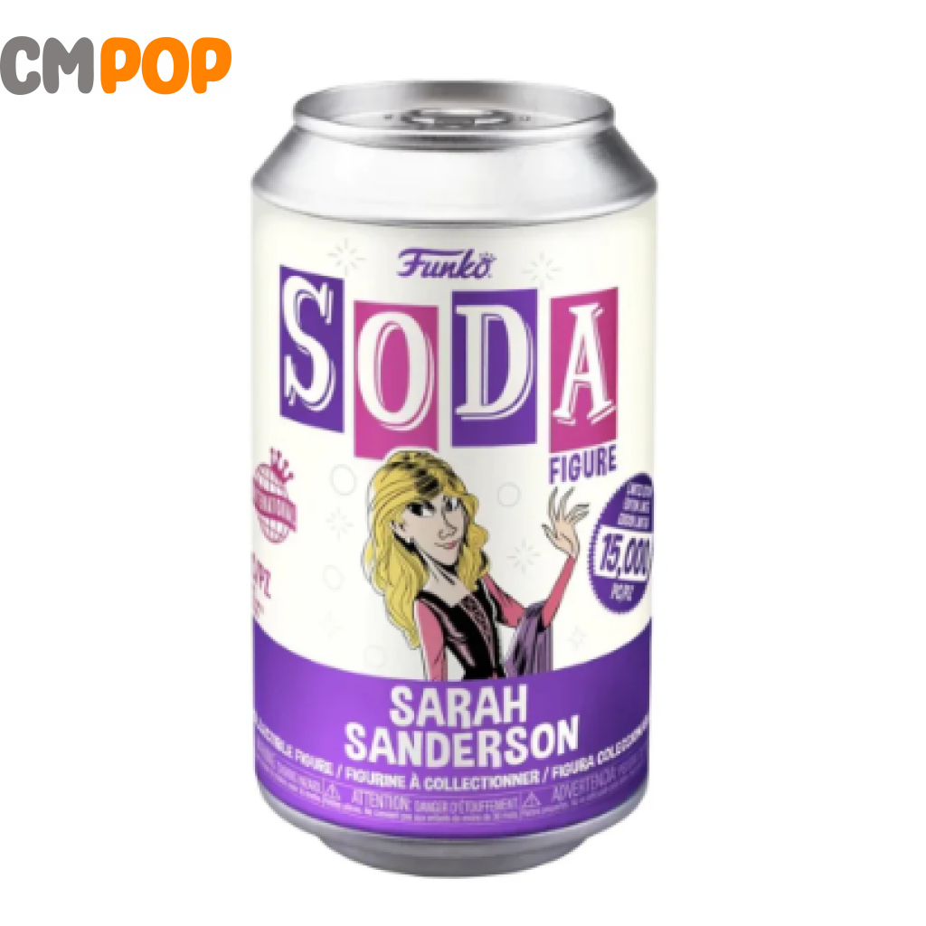 Sarah Sanderson - Funko Vinyl Soda 15 000 Pieces Hocus Pocus Movie Chance Of Chase