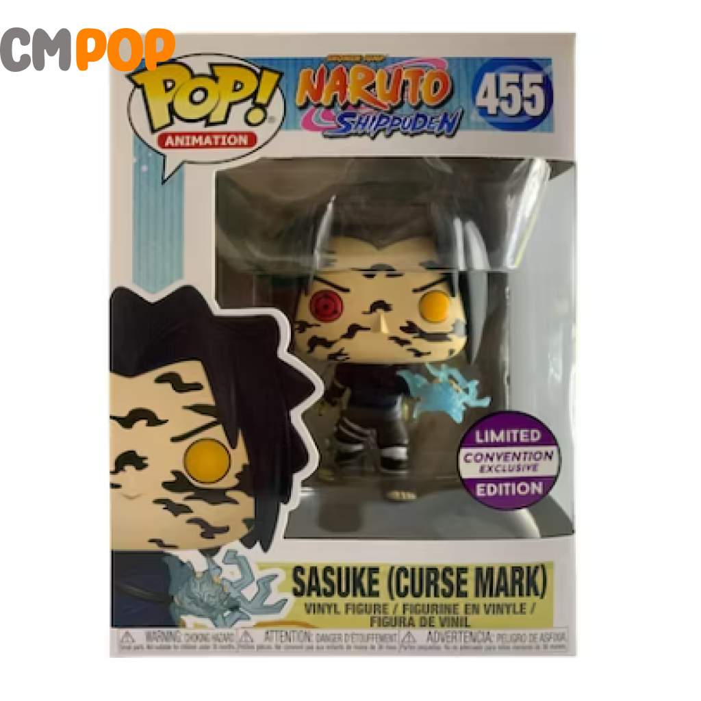 Sasuke Curse Mark - #455 Funko Pop! Naruto Shippuden Convention Exclusive Pop