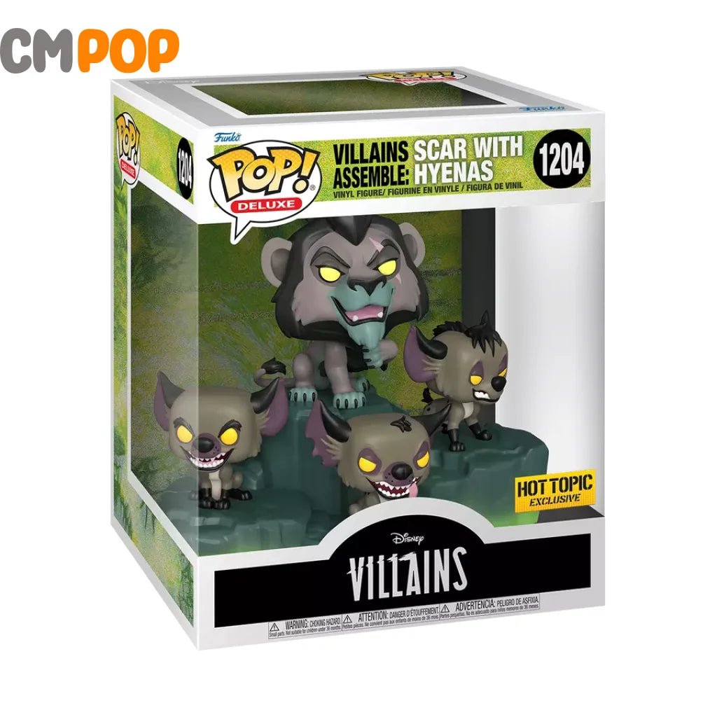 Scar With Hyenas #1204 - Funko Pop! Moment Disney The Lion King Hot Topic Exclusive