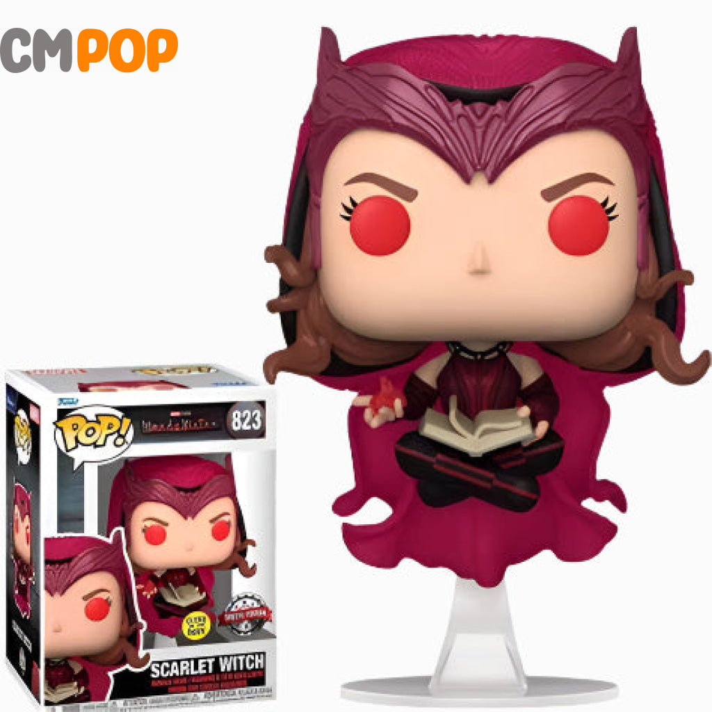 Scarlet Witch - #823- Funko Pop! Marvel Wanda Vision Gitd Special Edition Exclusive Pop