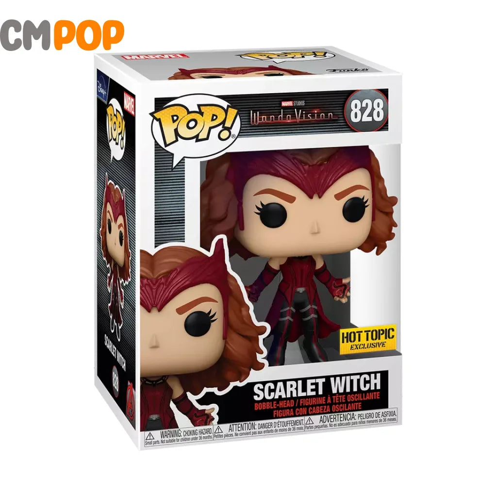 Marvel Wandavision - Scarlet Witch #828- Funko Pop! -Hot Topic Exclusive Pop