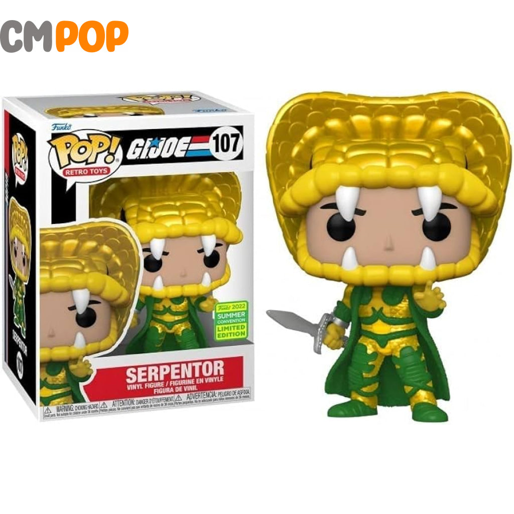 Serpentor - #107 Funko Pop! Gi Joe Summer 2022 Convention Exclusive Pop